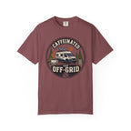 Caffeinated And Off Grid - T-Shirt