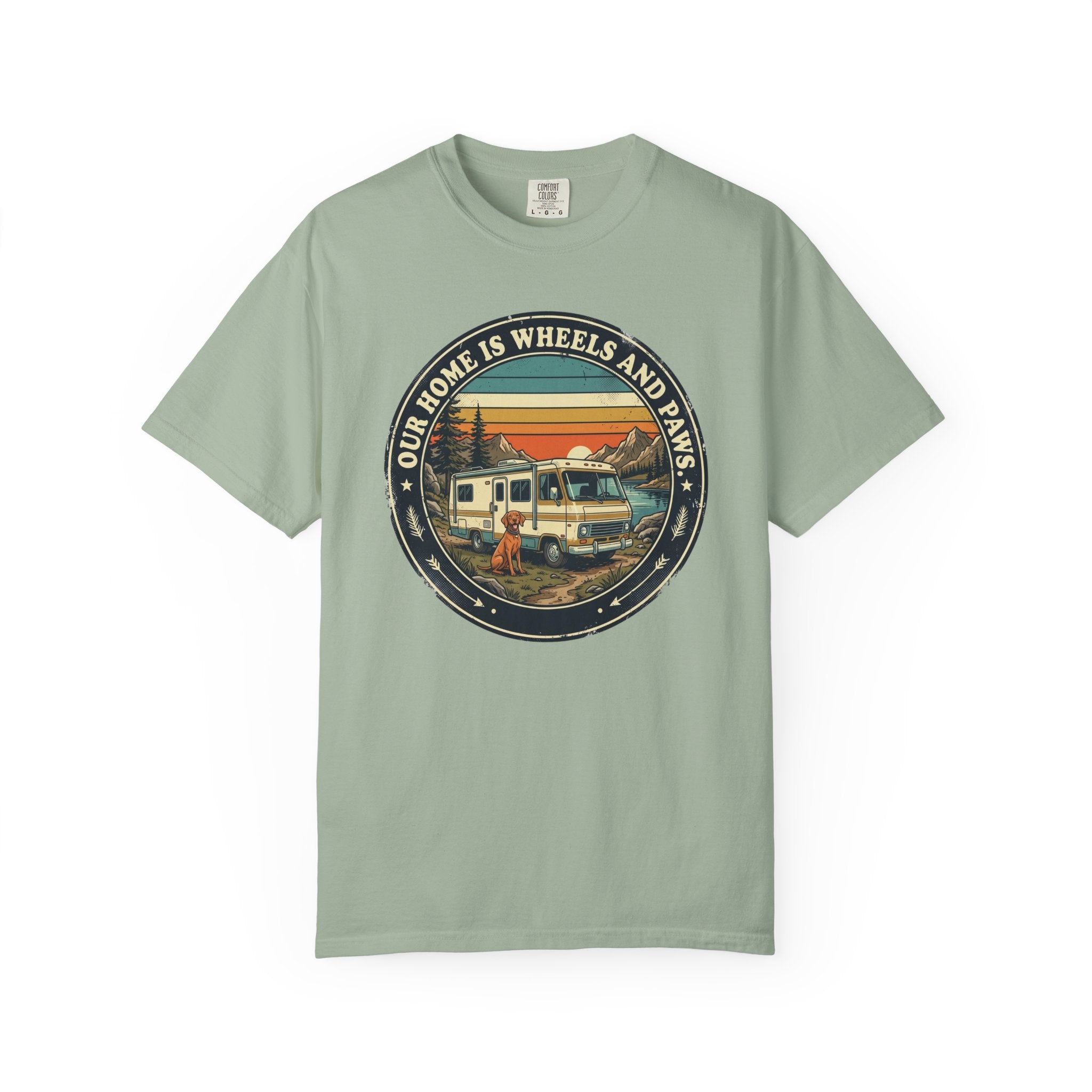 Our Home Is Wheels And Paws - T-Shirt