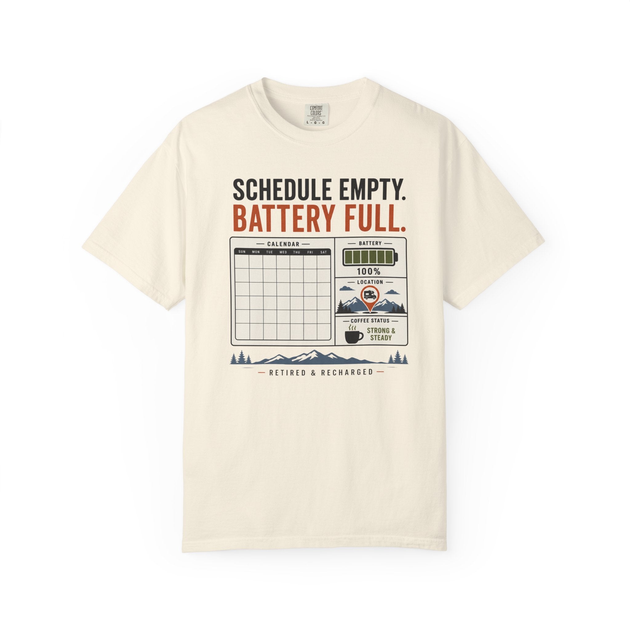 Schedule Empty Battery Full - T-Shirt