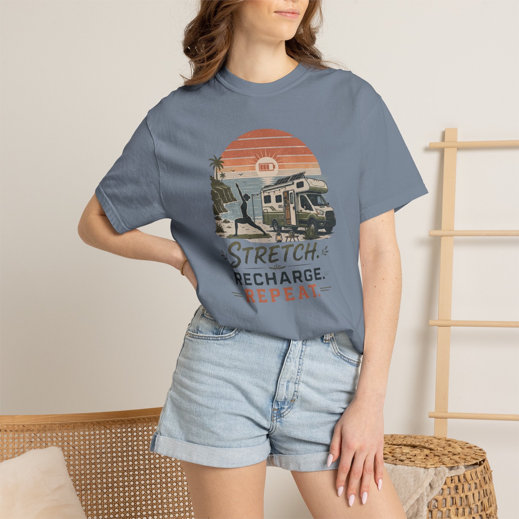 Stretch Recharge Repeat - T-Shirt