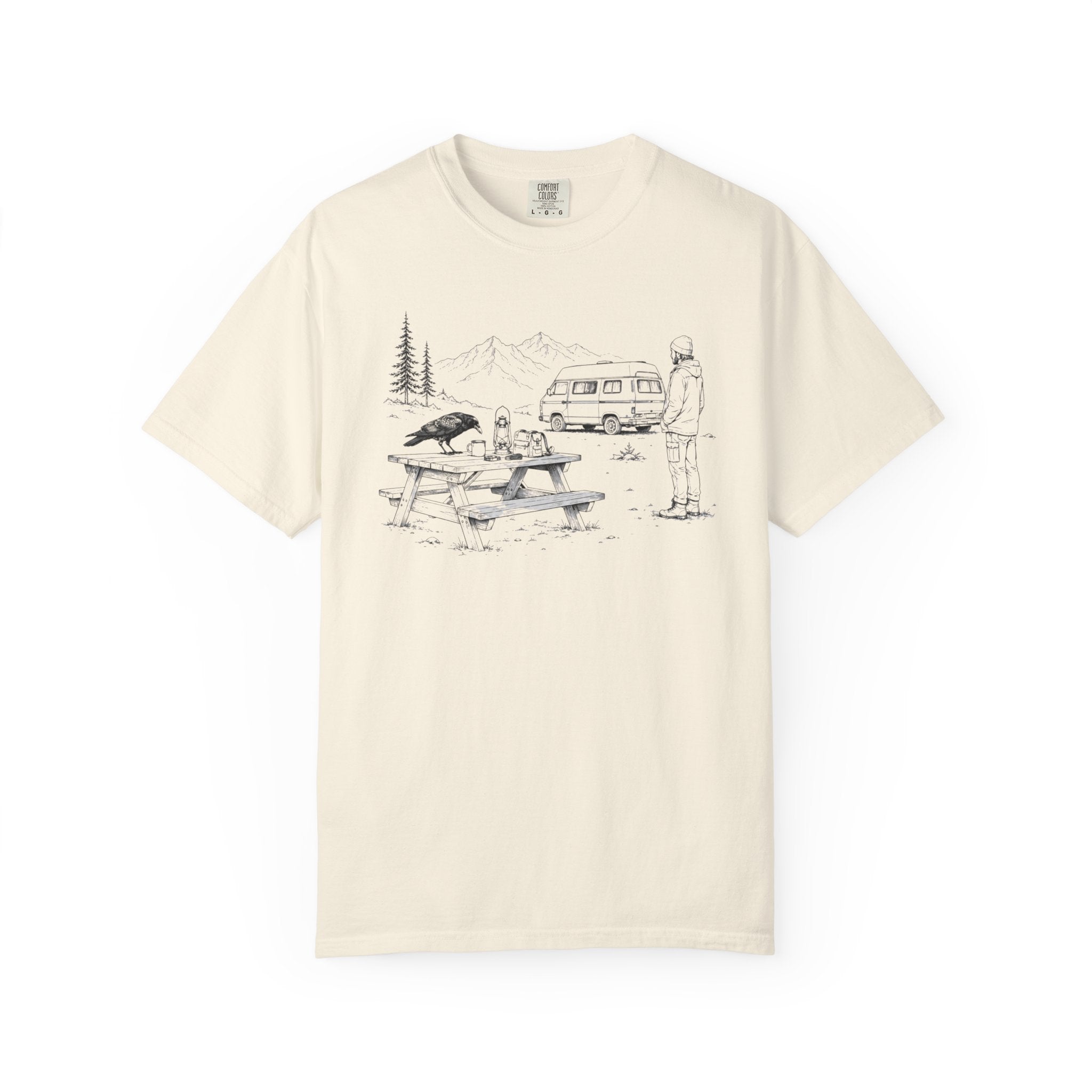 Camp Coffee Raven - T-Shirt
