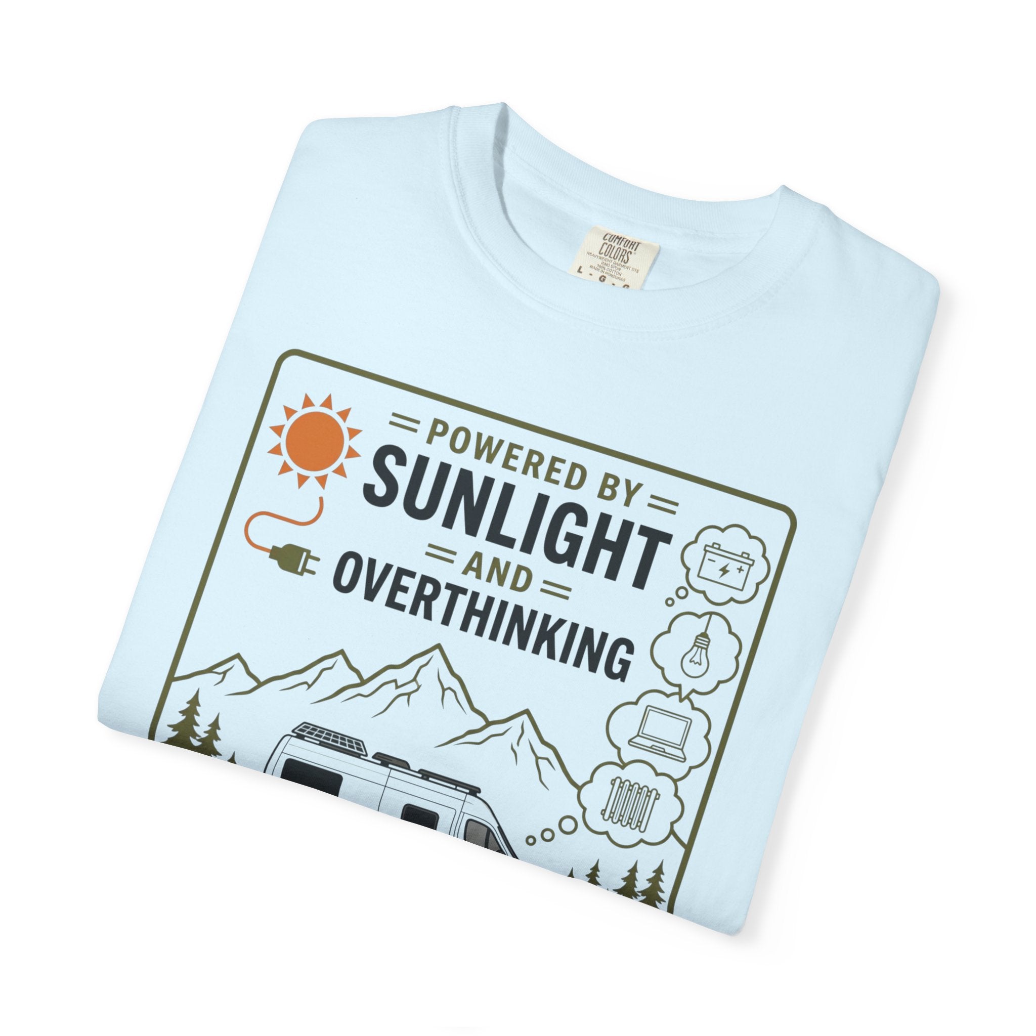 Powered By Sunlight And Overthinking - T-Shirt