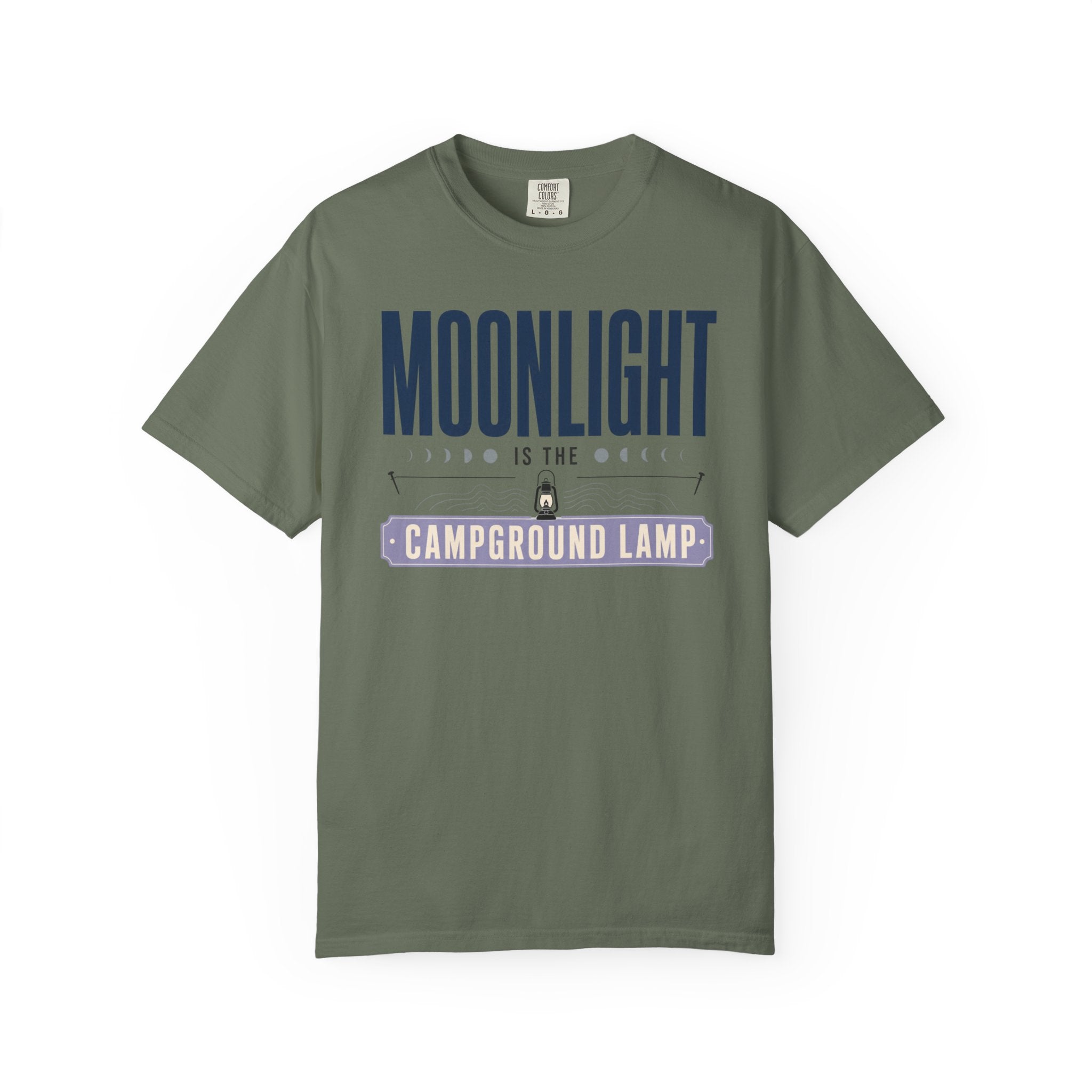 Moonlight Is The Campground Lamp - T-Shirt