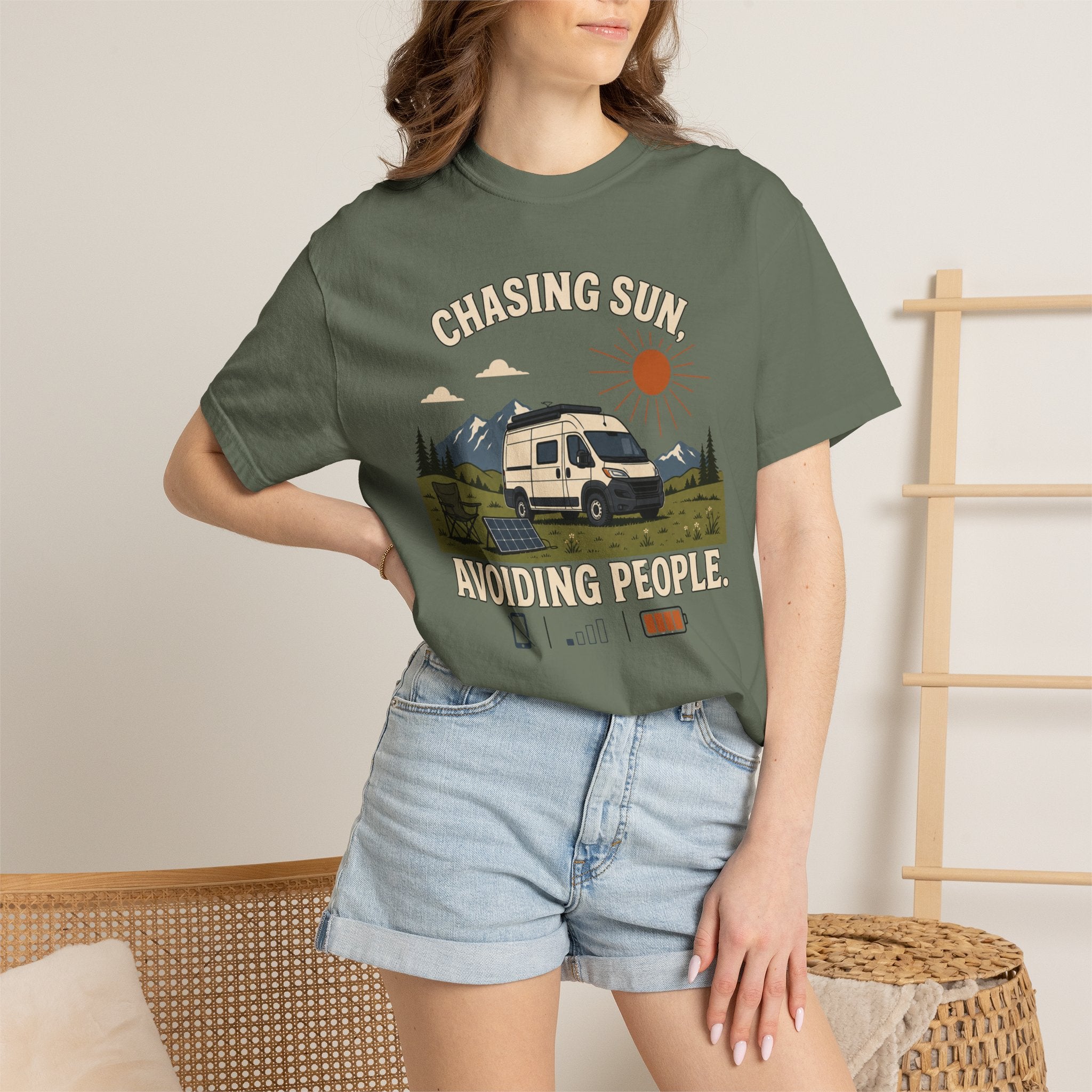 Chasing Sun Avoiding People - T-Shirt