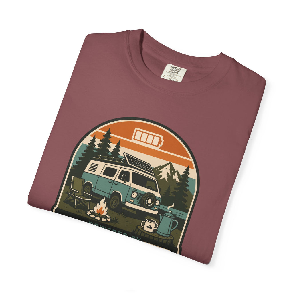 Powered By Coffee and Campgrounds - T-Shirt