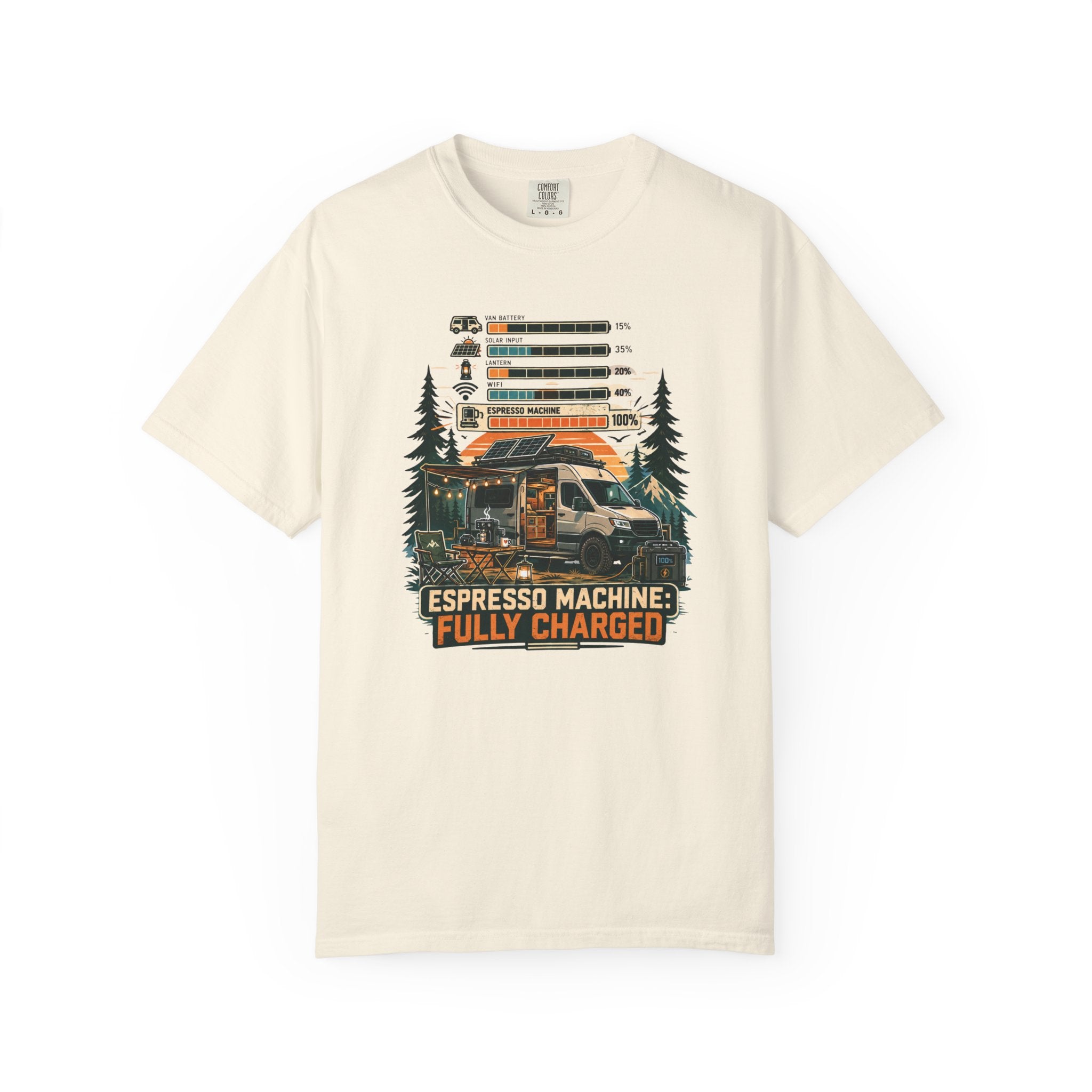 Espresso Machine Fully Charged - T-Shirt