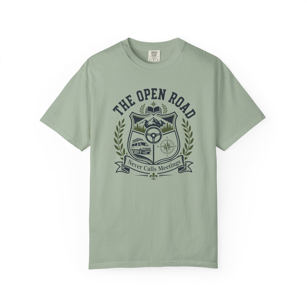 The Open Road Never Calls Meetings - T-Shirt