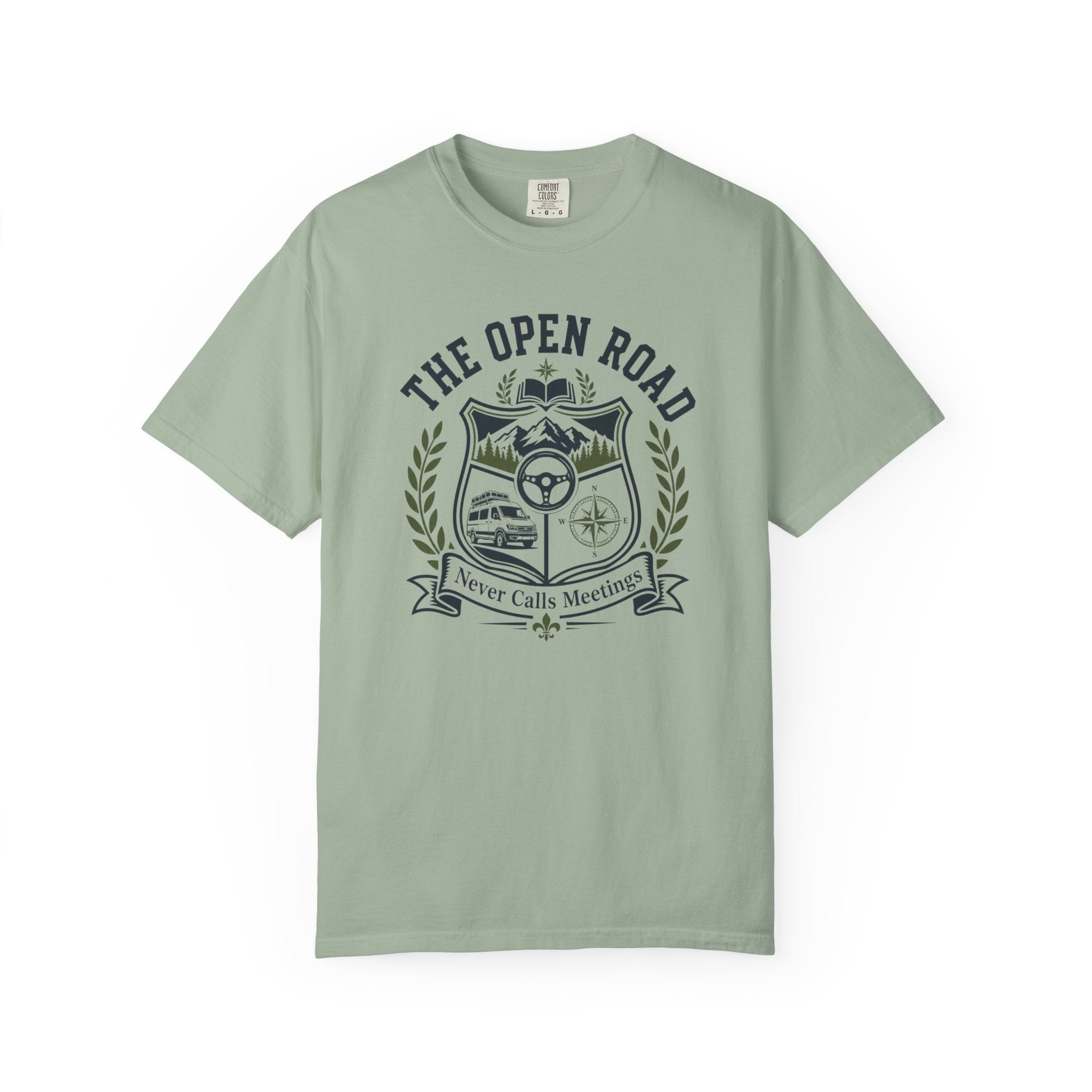 The Open Road Never Calls Meetings - T-Shirt