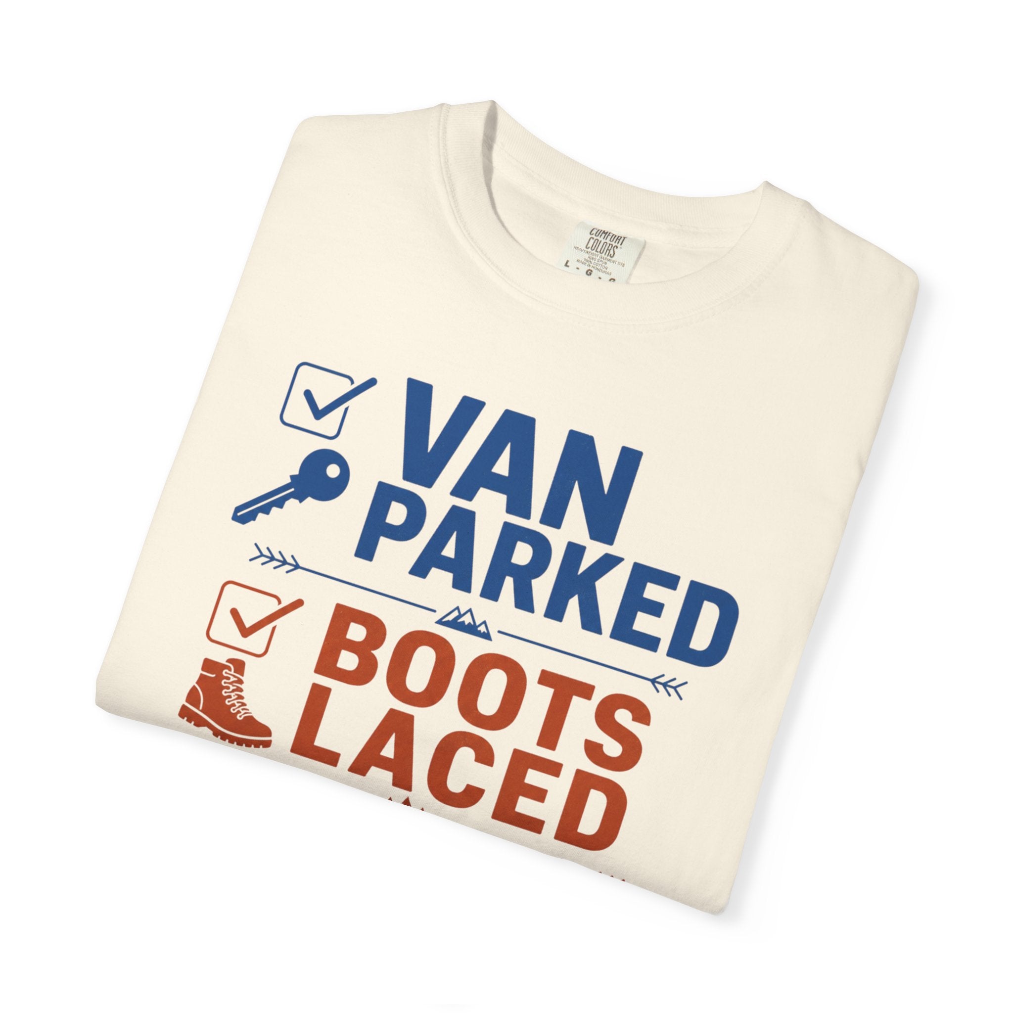 Van Parked Boots Laced Coffee Brewed - T-Shirt