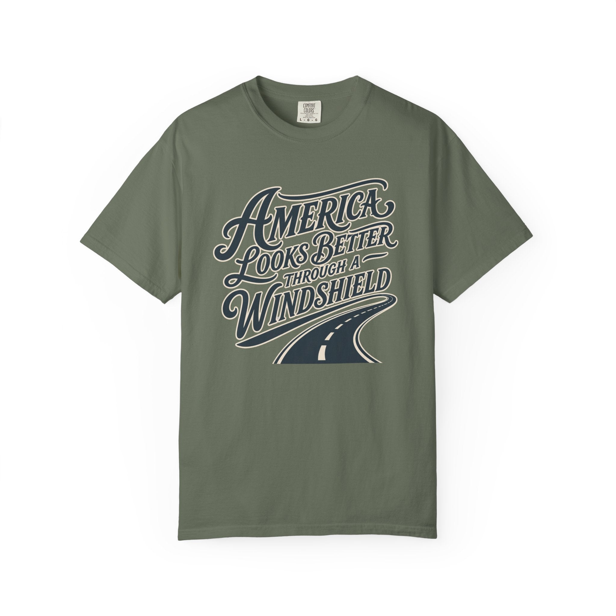 America Looks Better Through A Windshield - T-Shirt