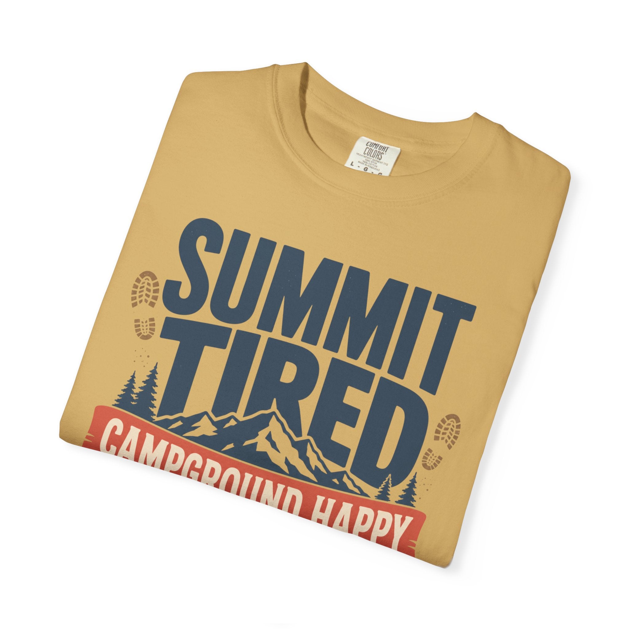 Summit Tired Campground Happy - T-Shirt