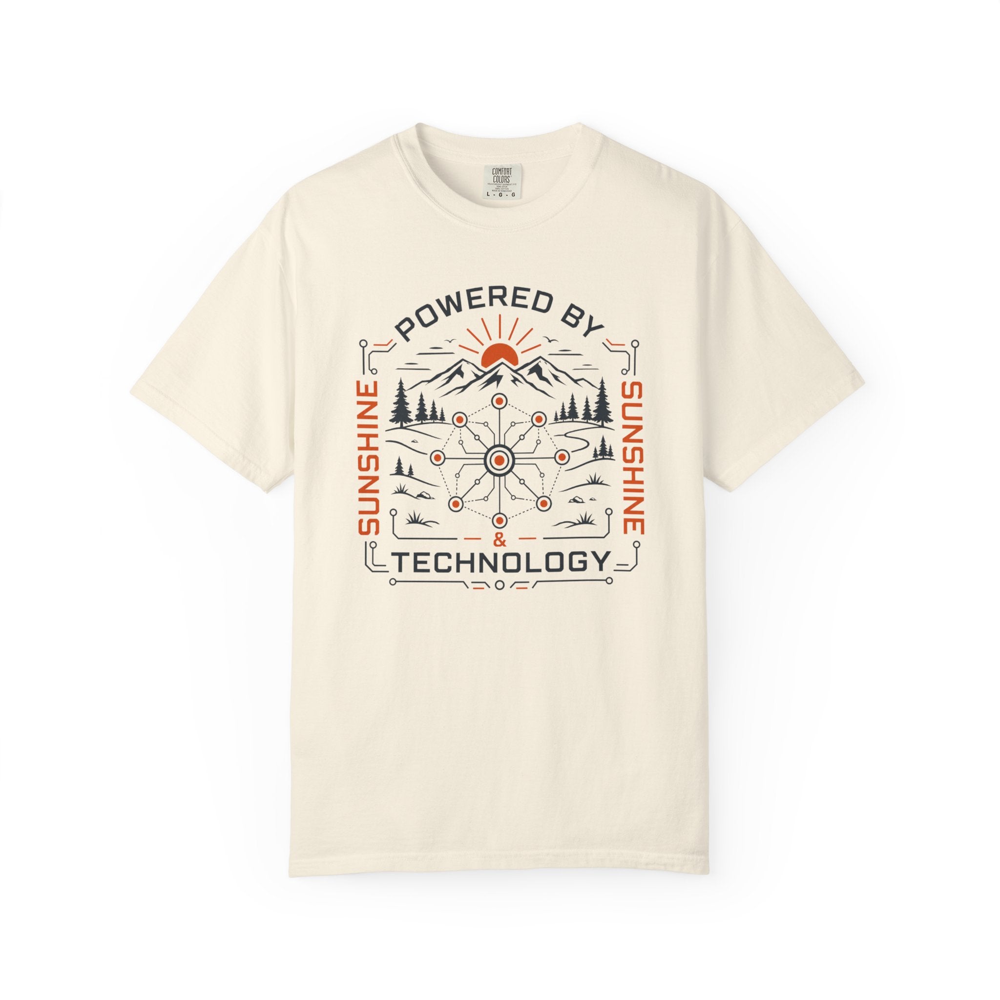 Powered By Sunshine And Technology - T-Shirt