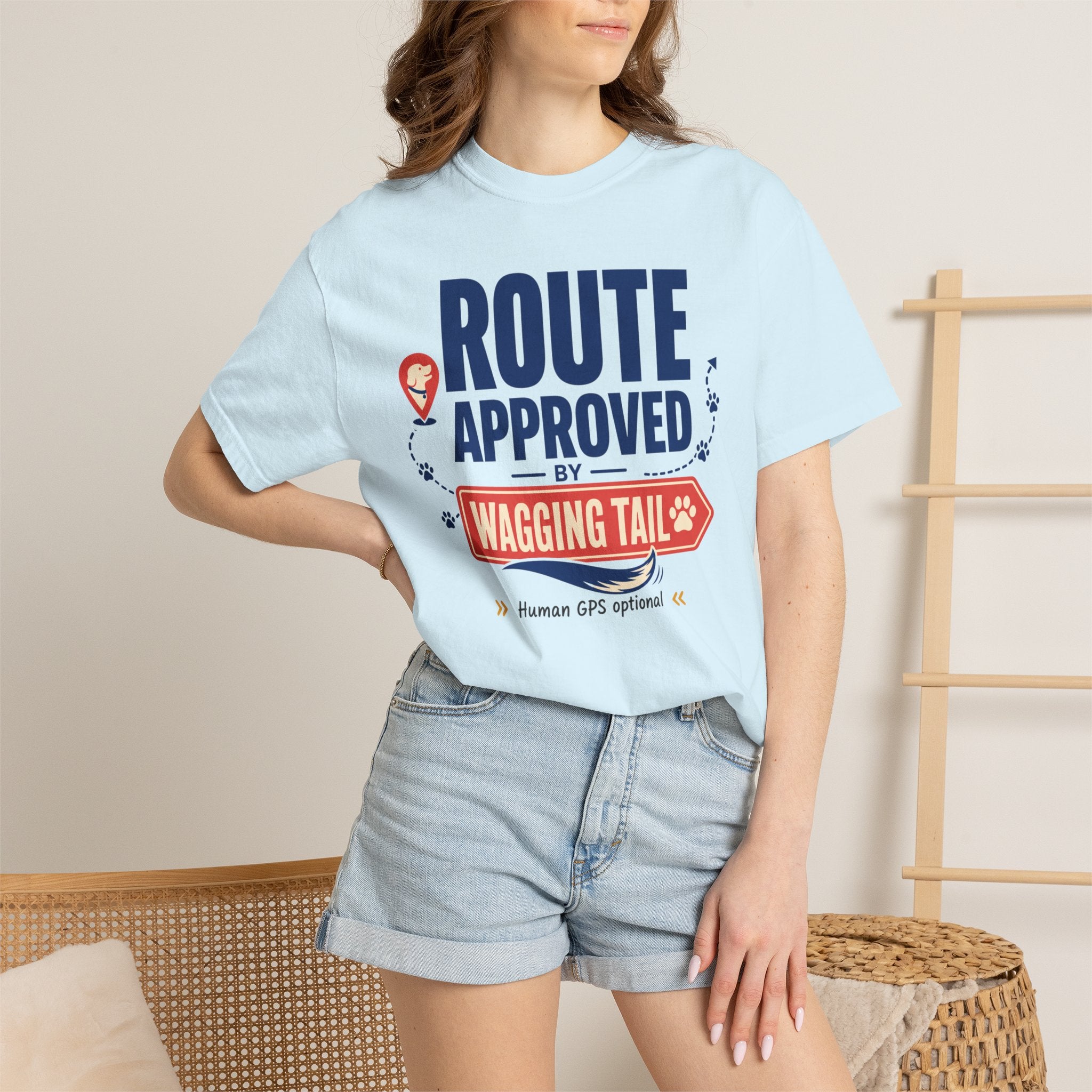 Route Approved By Wagging Tail - T-Shirt