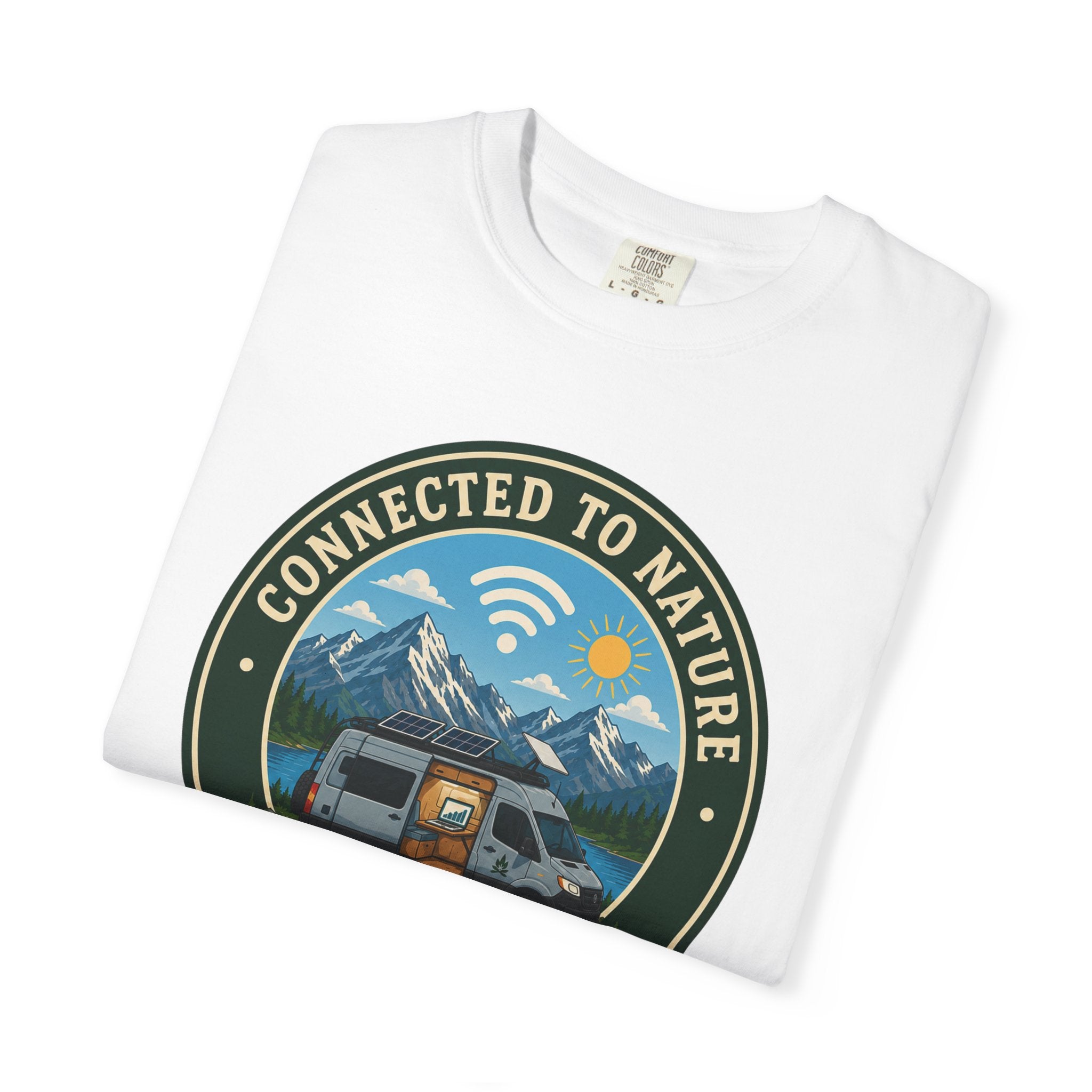 Connected To Nature Disconnected From Meetings - T-Shirt