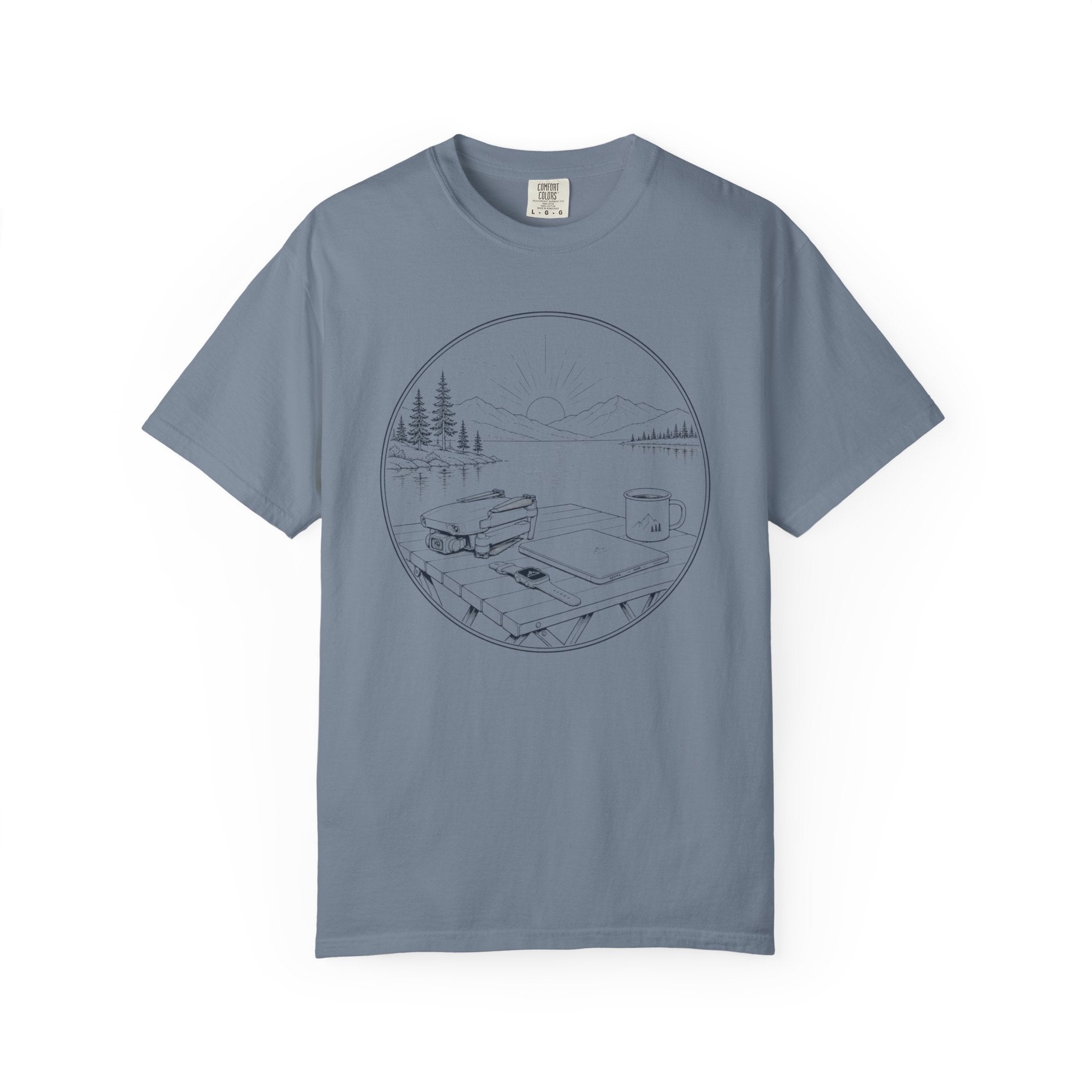 Launch Drone Before Coffee Gets Cold - T-Shirt