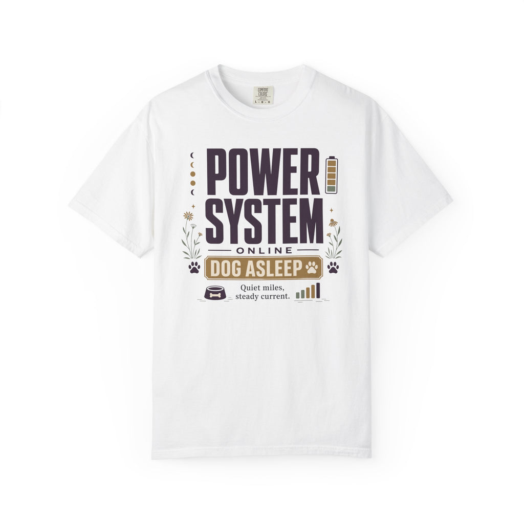 Power System Online Dog Asleep - T-Shirt