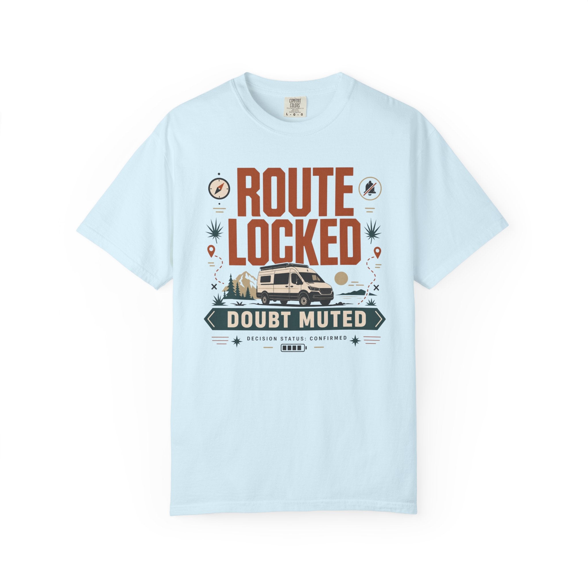 Route Locked Doubt Muted - T-Shirt