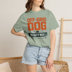 Off Grid Dog On Duty Nose - T-Shirt