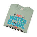 Pet Water Bowl Then Gas Pump - T-Shirt