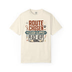 Route Chosen Leash Clipped Peace Kept - T-Shirt