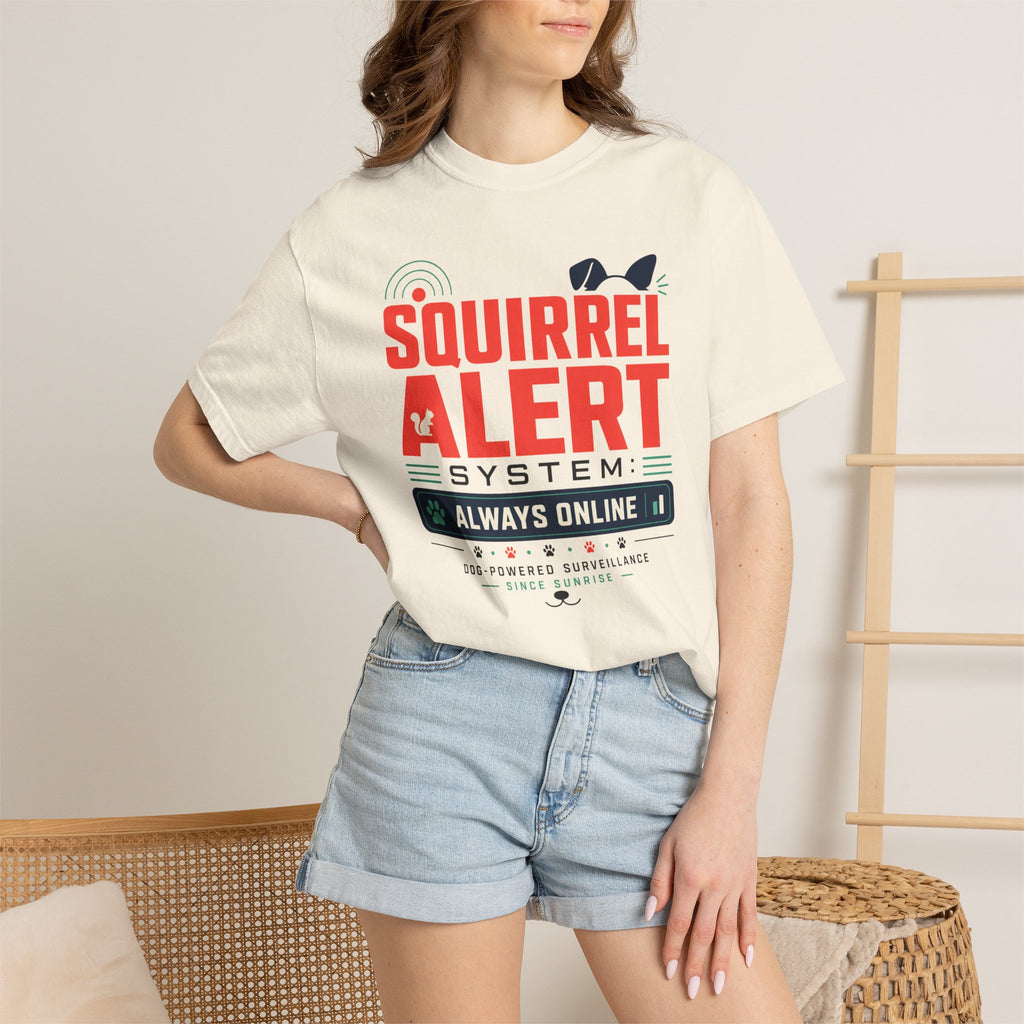 Squirrel Alert System Always Online - T-Shirt