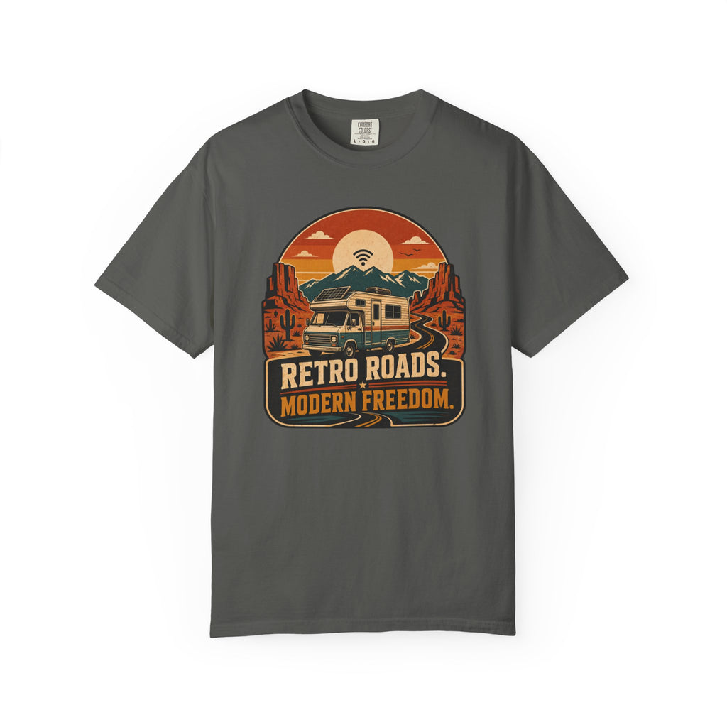 Retro Roads Modern Freedom - T-Shirt