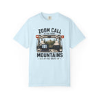 Zoom Call In The Front Mountains In The Back - T-Shirt