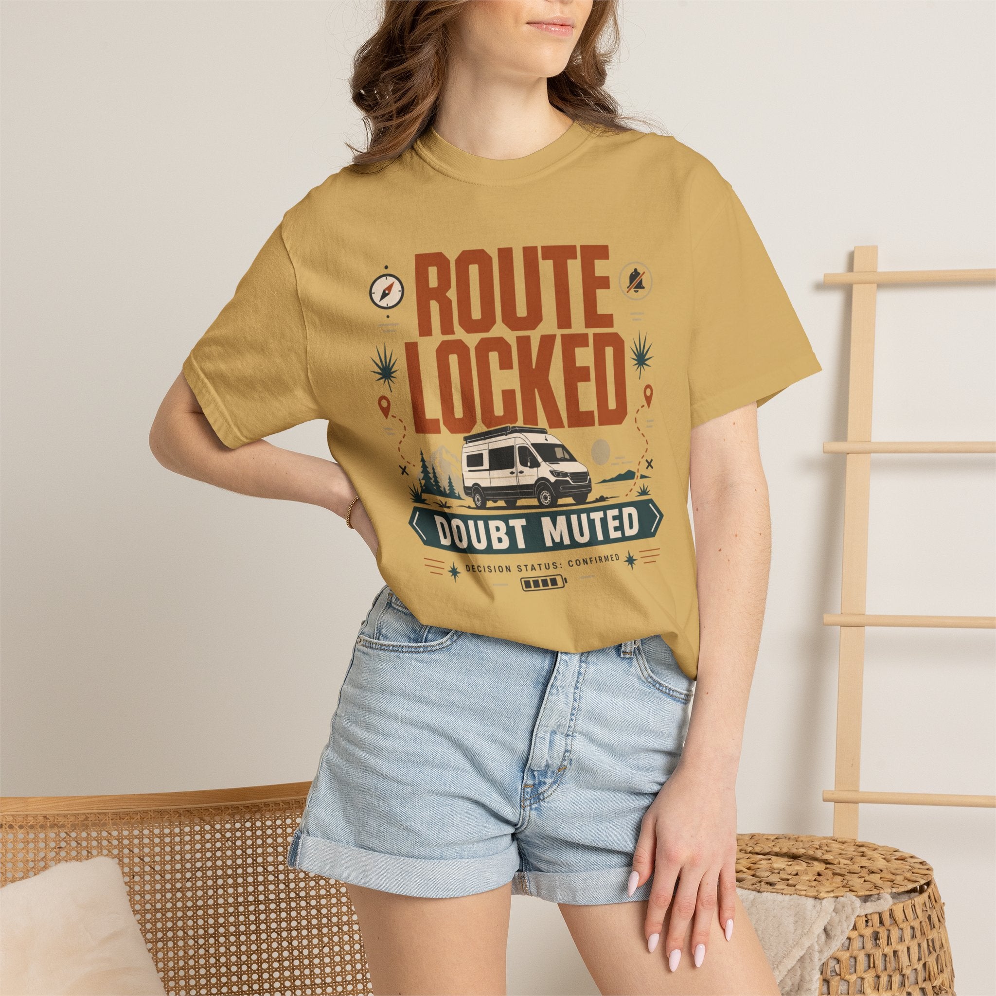 Route Locked Doubt Muted - T-Shirt