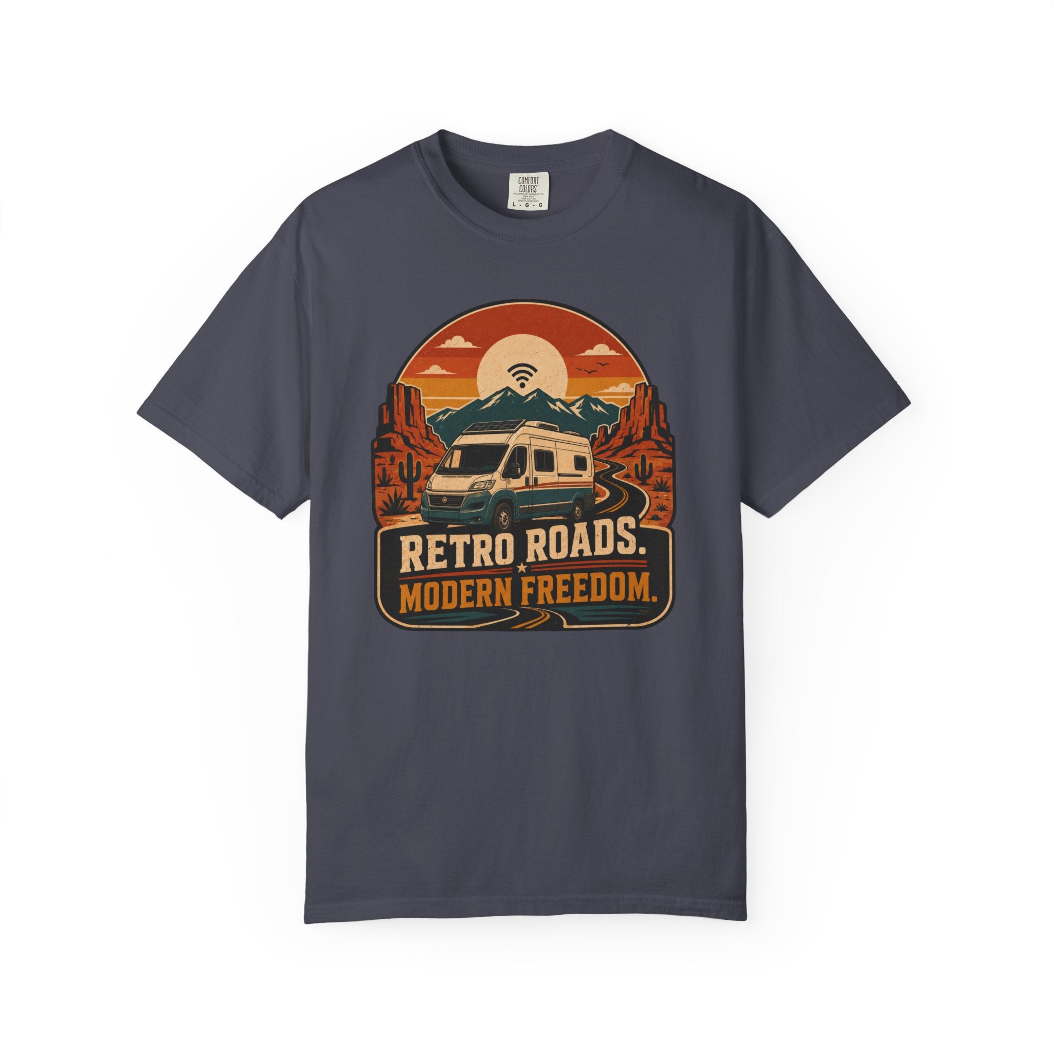 Retro Roads Modern Freedom - T-Shirt