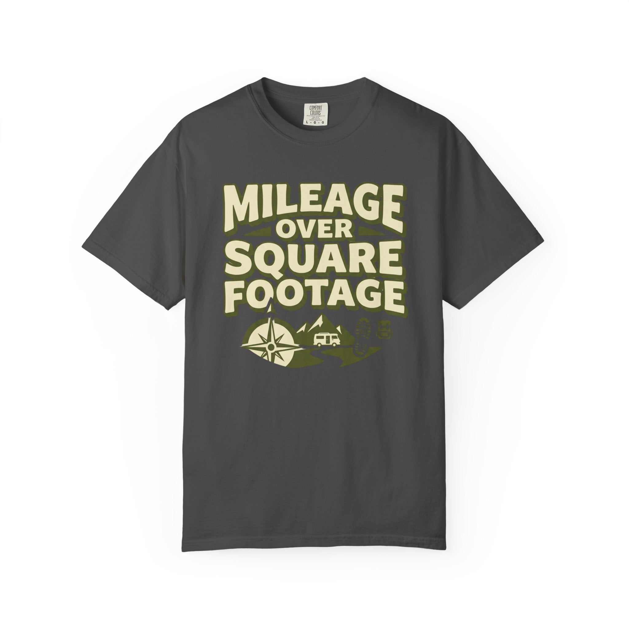 Mileage Over Square Footage - T-Shirt