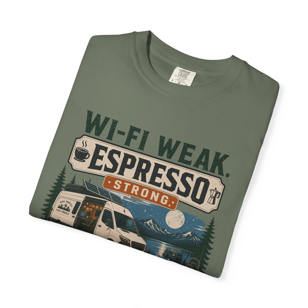 Wi-Fi Weak Espresso Strong - T-Shirt