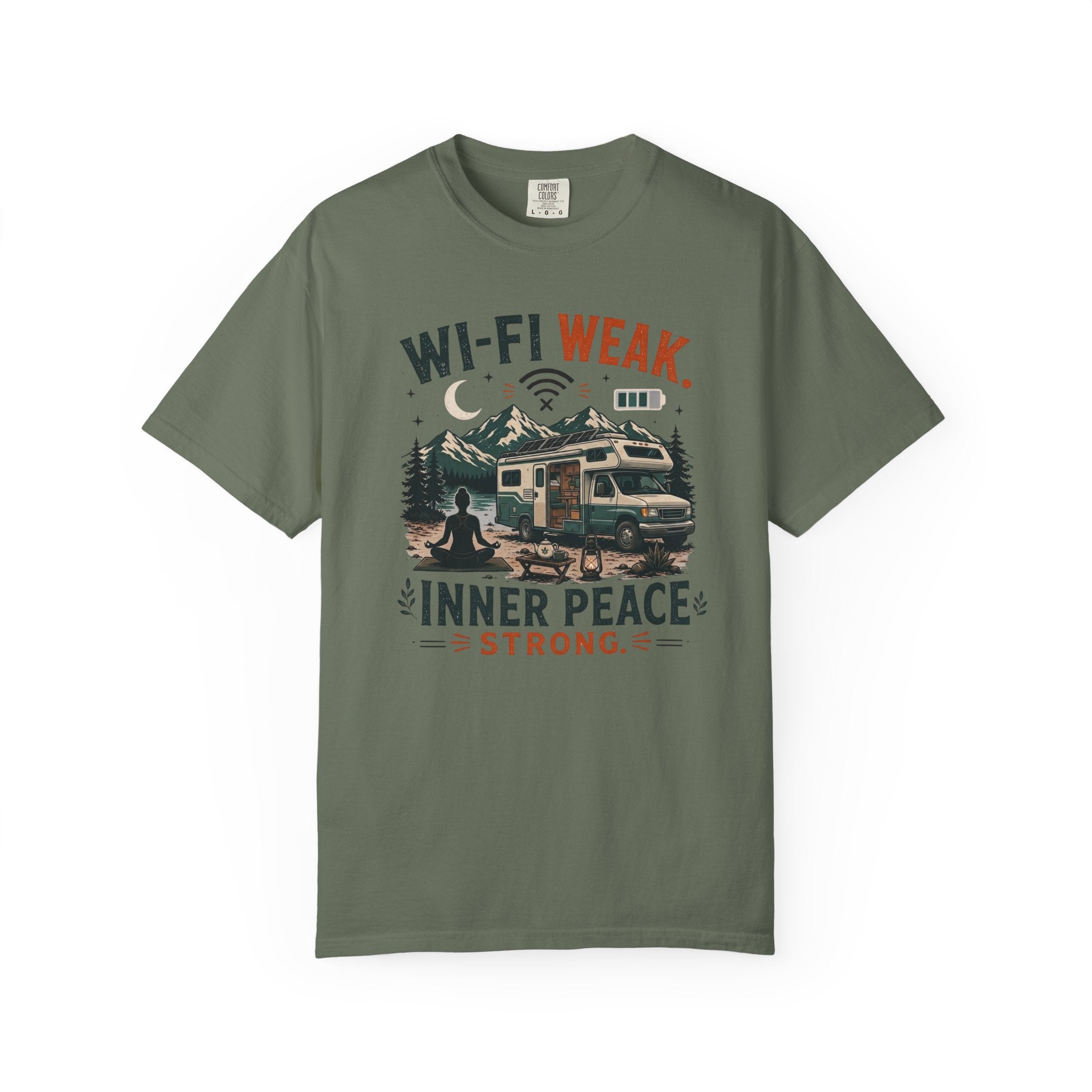 Wi-Fi Weak Inner Peace Strong - T-Shirt