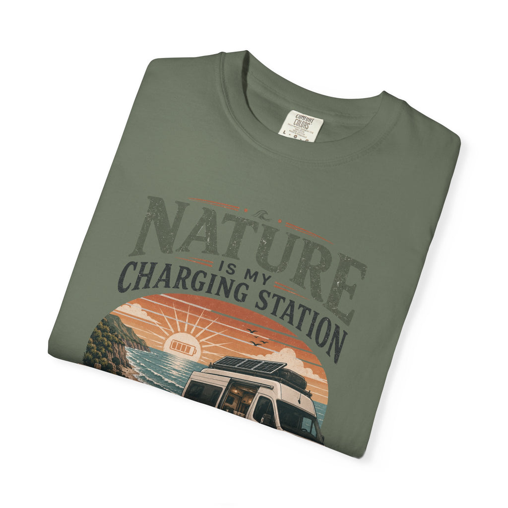Nature Is My Charging Station - T-Shirt