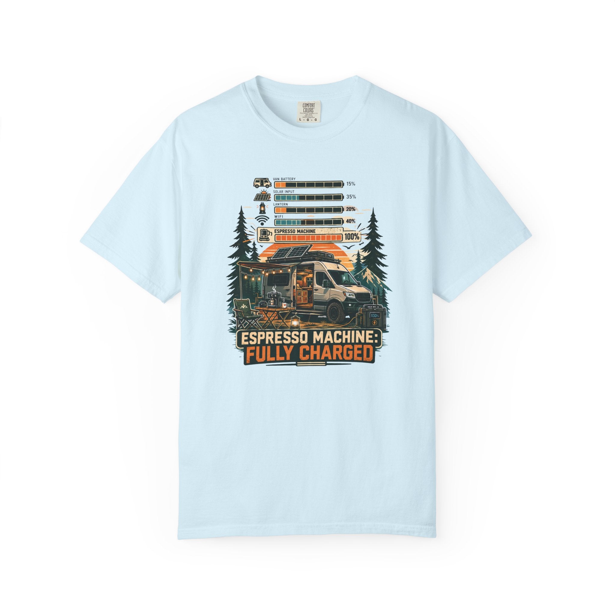 Espresso Machine Fully Charged - T-Shirt