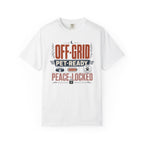 Off Grid Pet Ready Peace Locked - T-Shirt