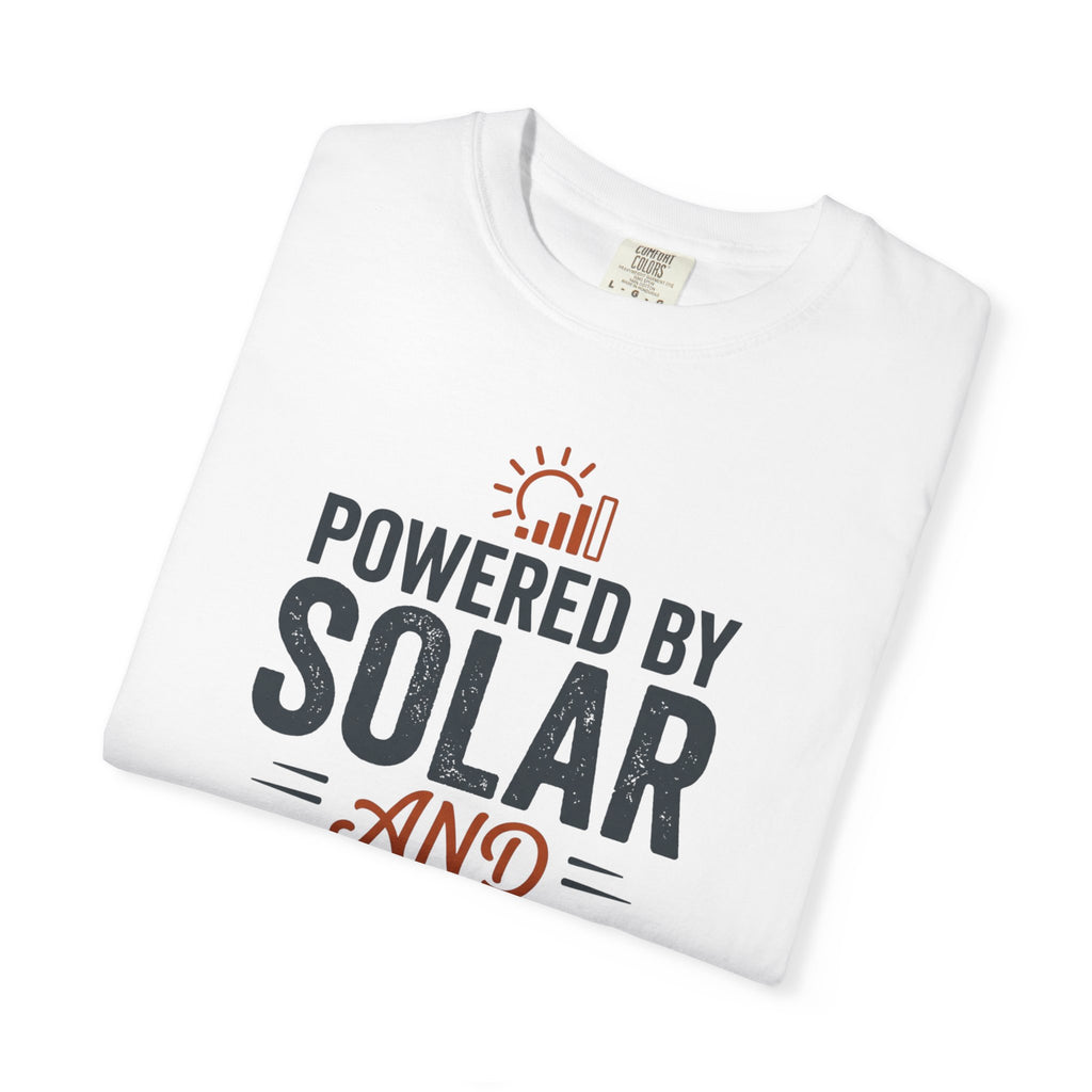 Powered By Solar And Poor Cell Service - T-Shirt