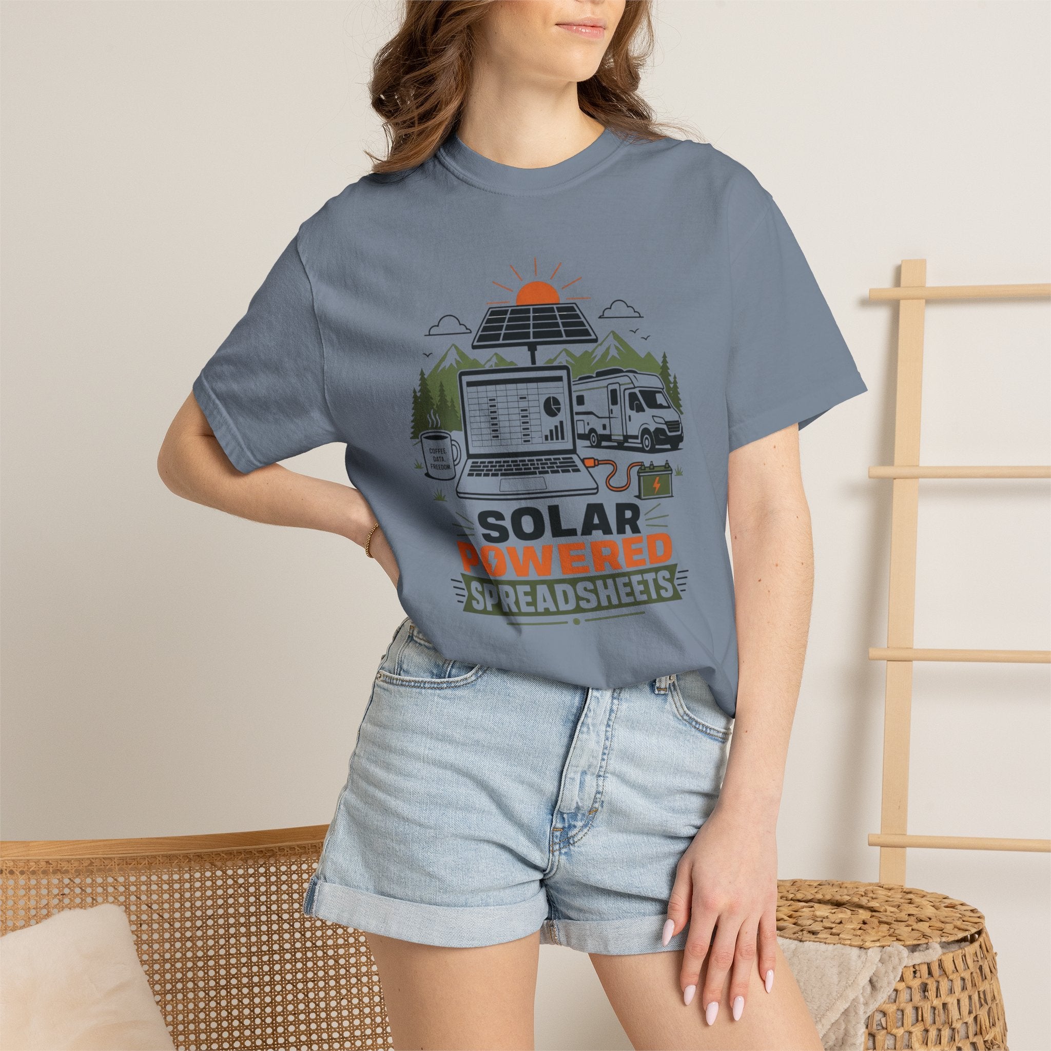 Solar Powered Spreadsheets - T-Shirt