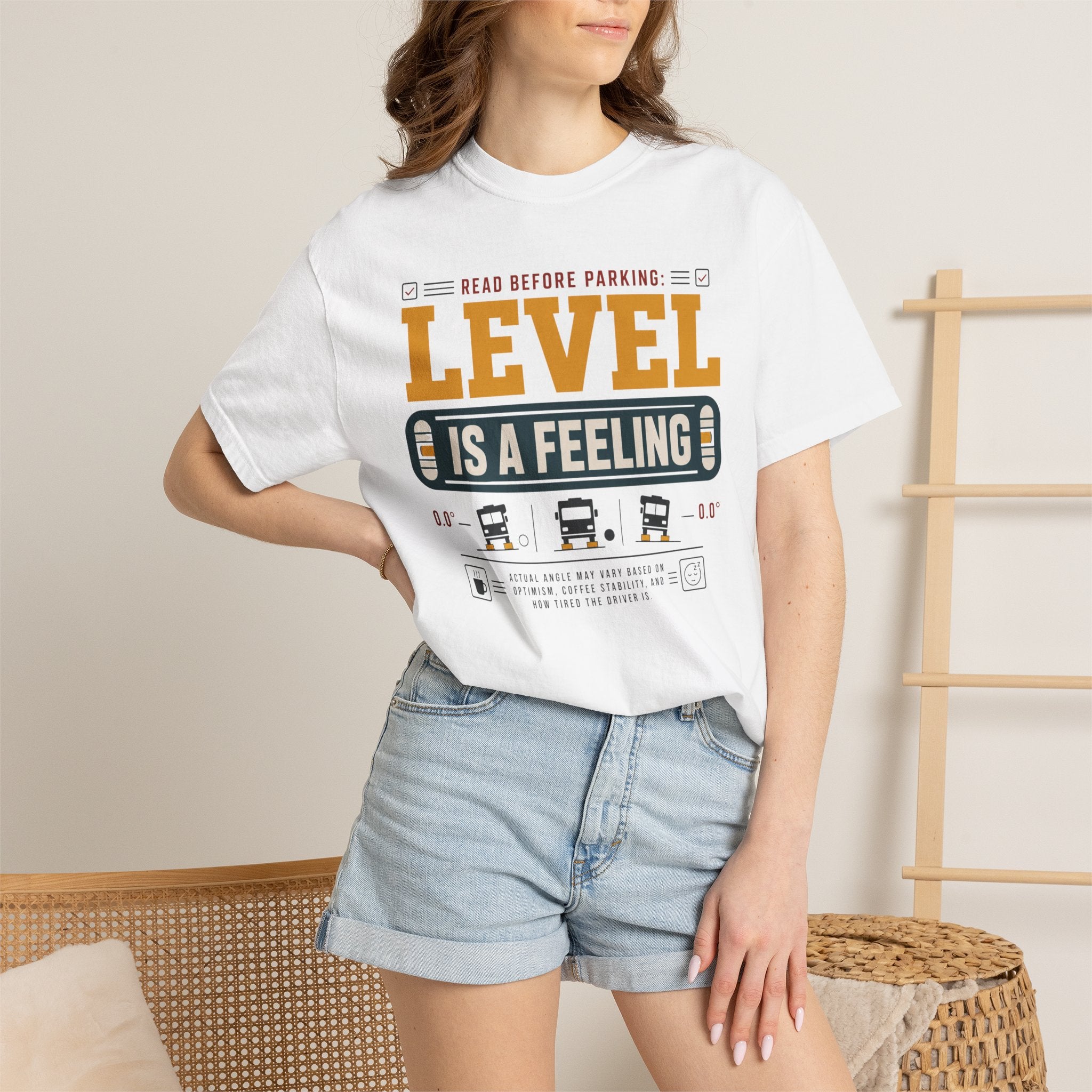 Read Before Parking Level Is A Feeling - T-Shirt