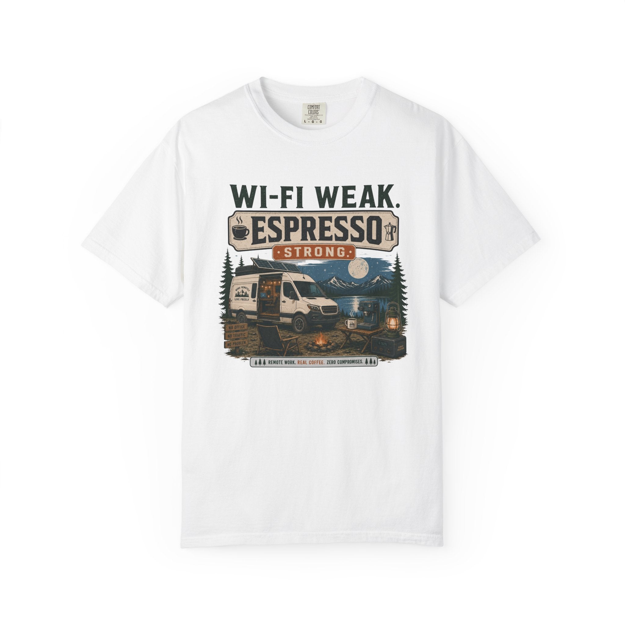 Wi-Fi Weak Espresso Strong - T-Shirt