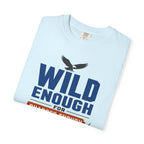 Wild Enough For Eagles Charged Enough For Coffee - T-Shirt