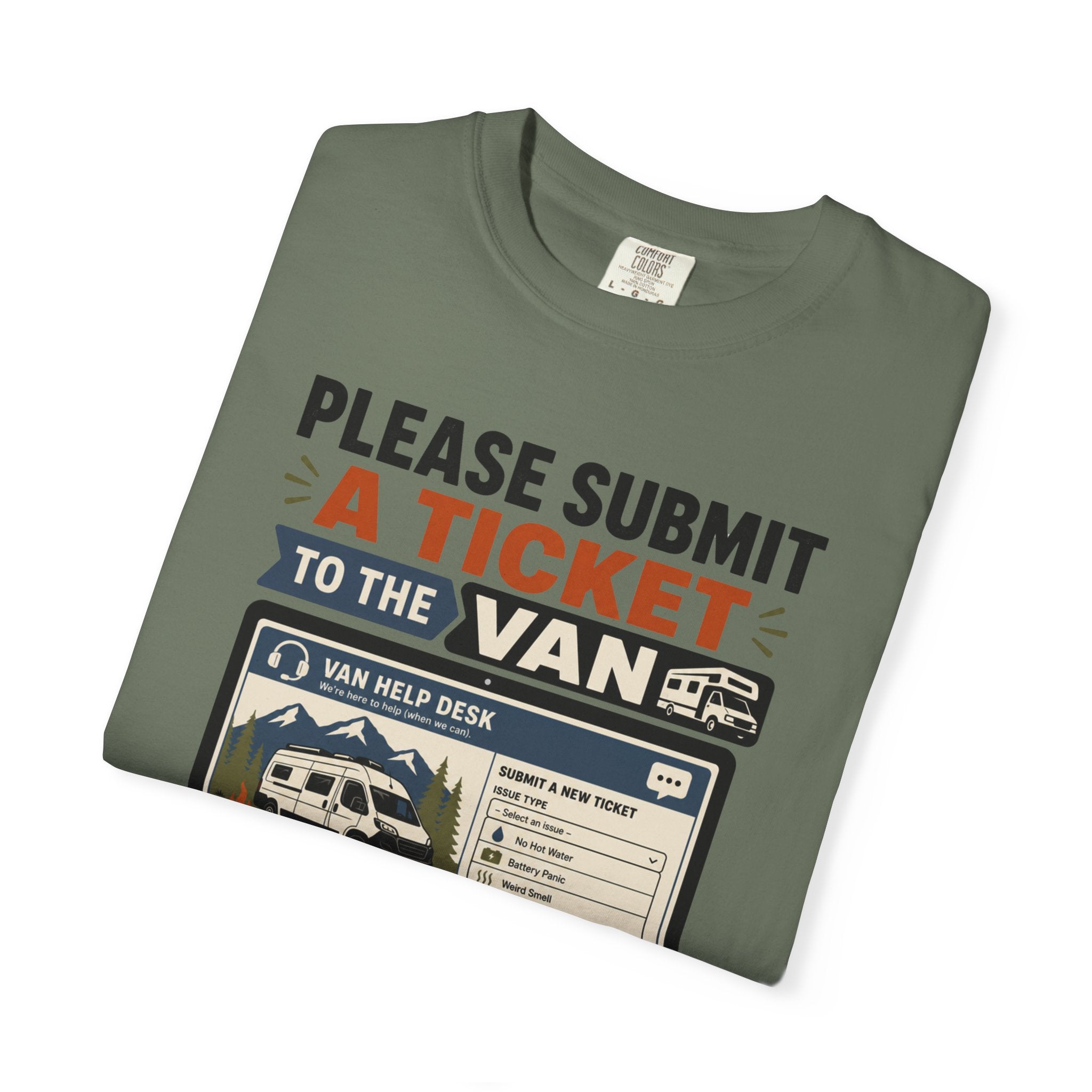 Please Submit A Ticket To The Van - T-Shirt