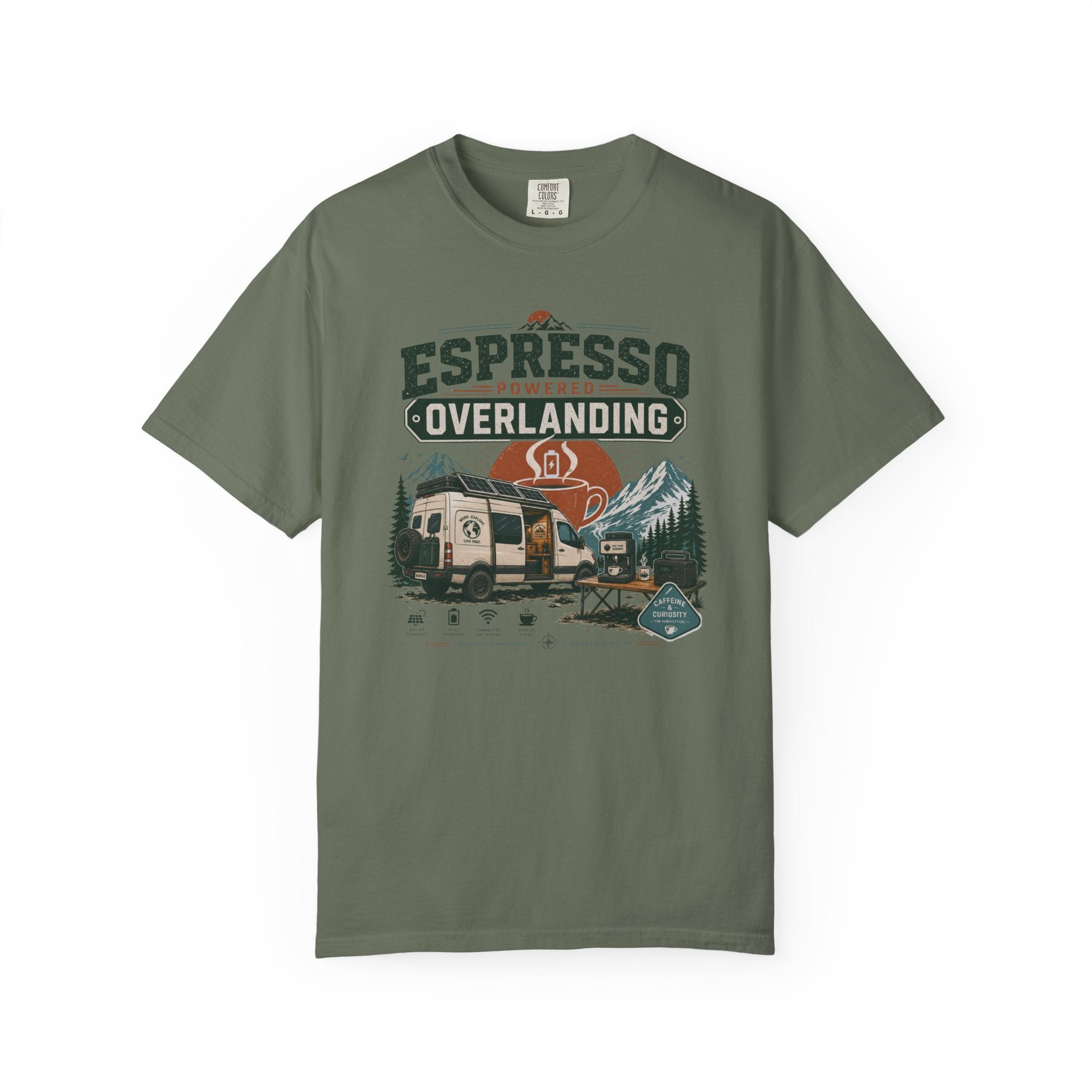 Espresso Powered Overlanding - T-Shirt