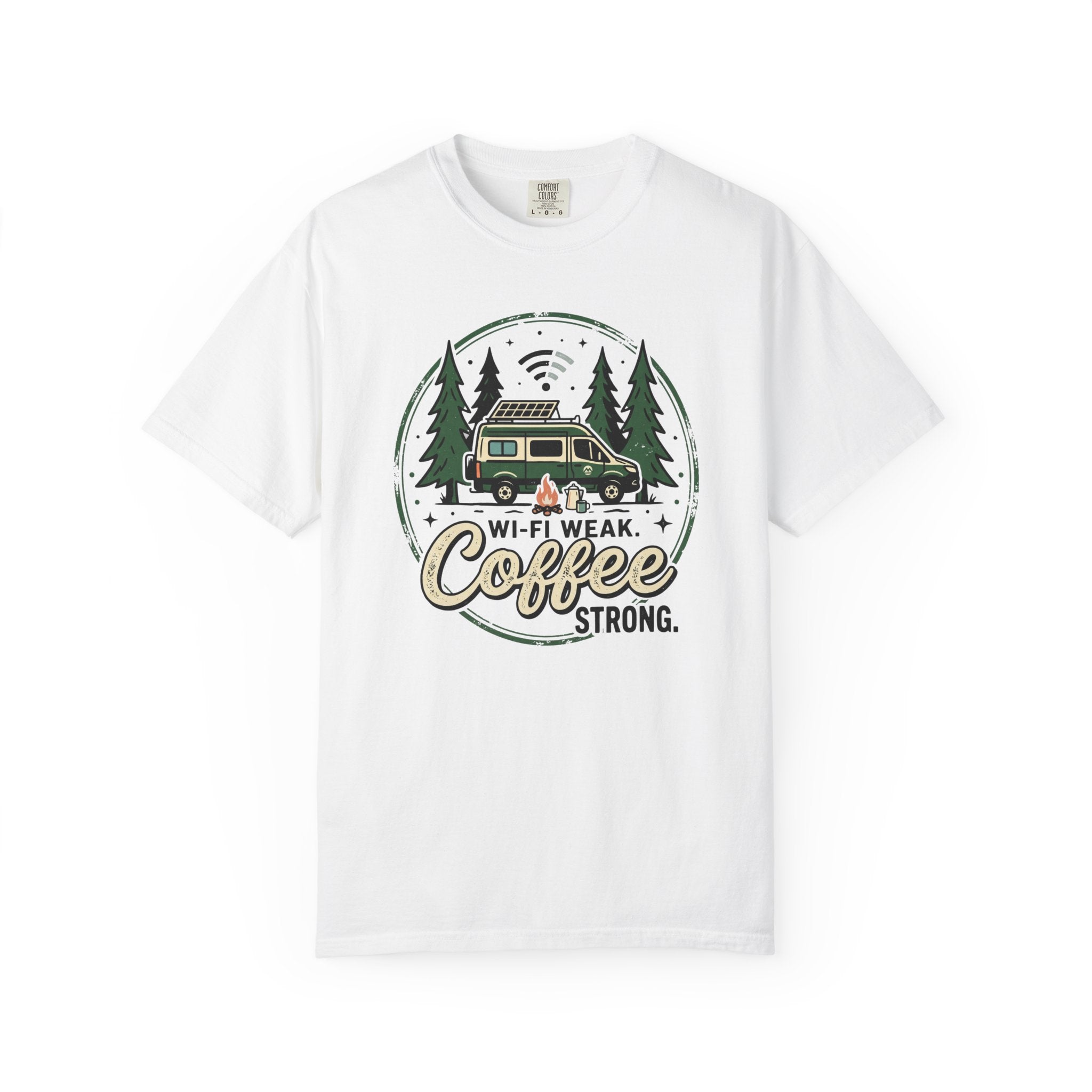 Wifi Weak Coffee Strong - T-Shirt