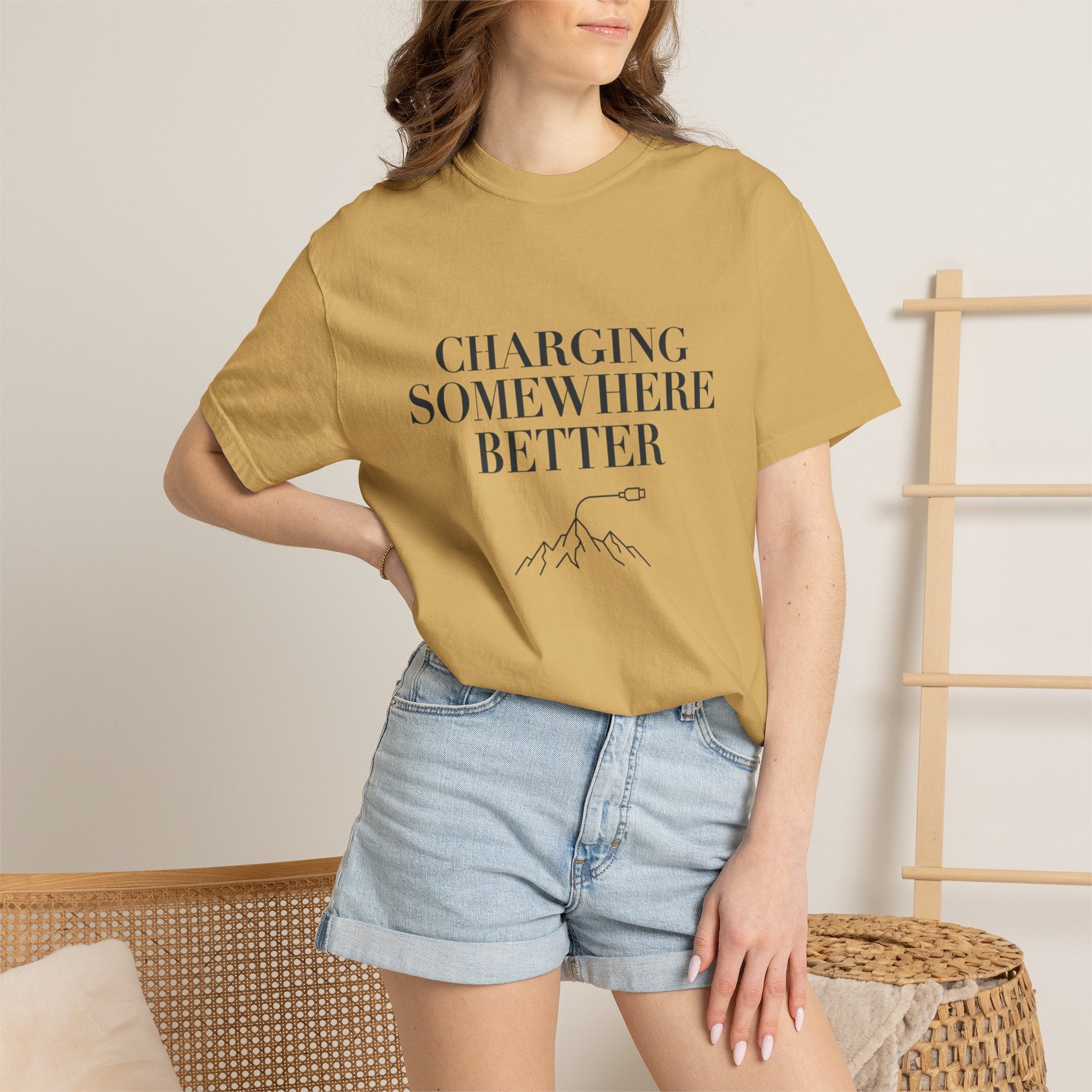 Charging Somewhere Better - T-Shirt