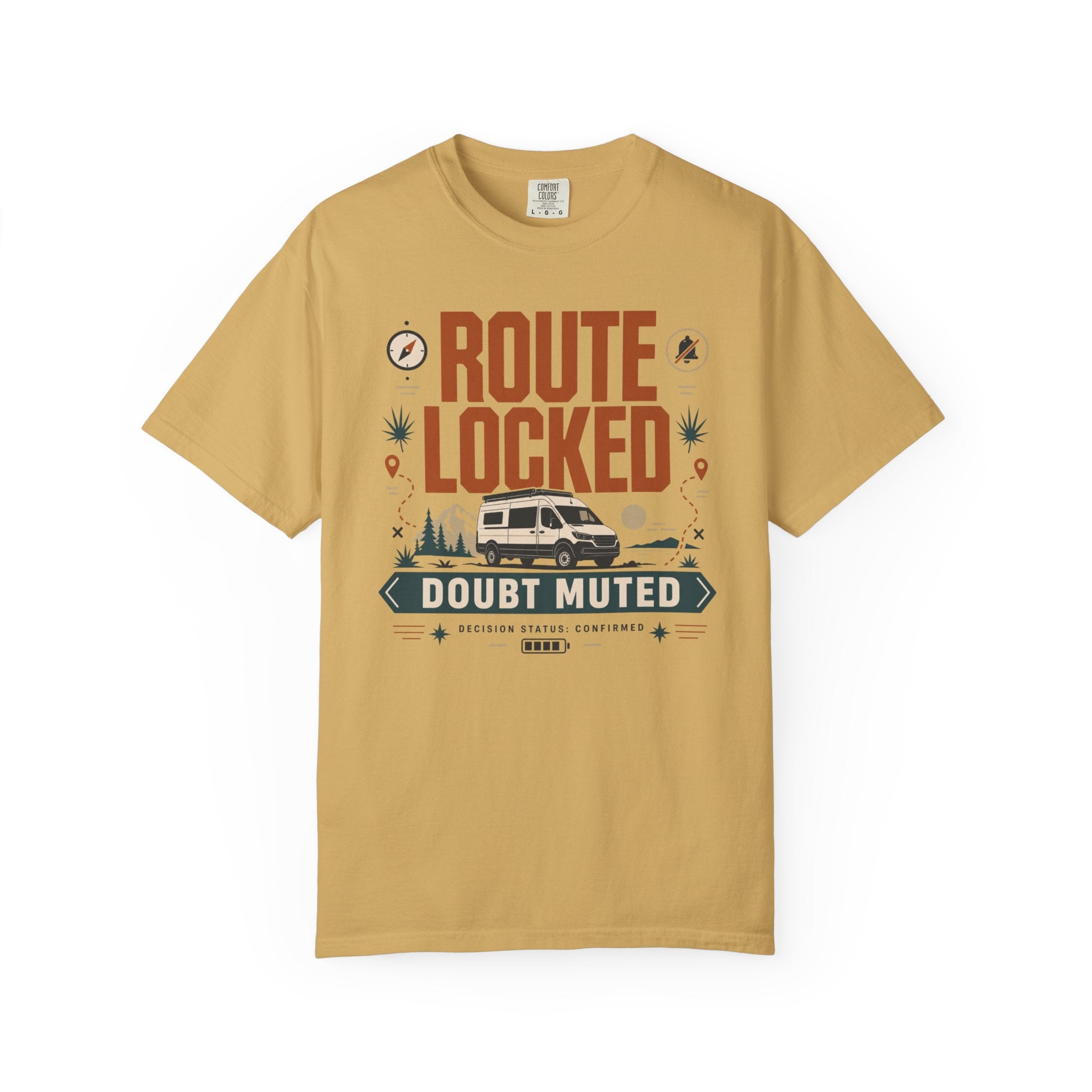 Route Locked Doubt Muted - T-Shirt