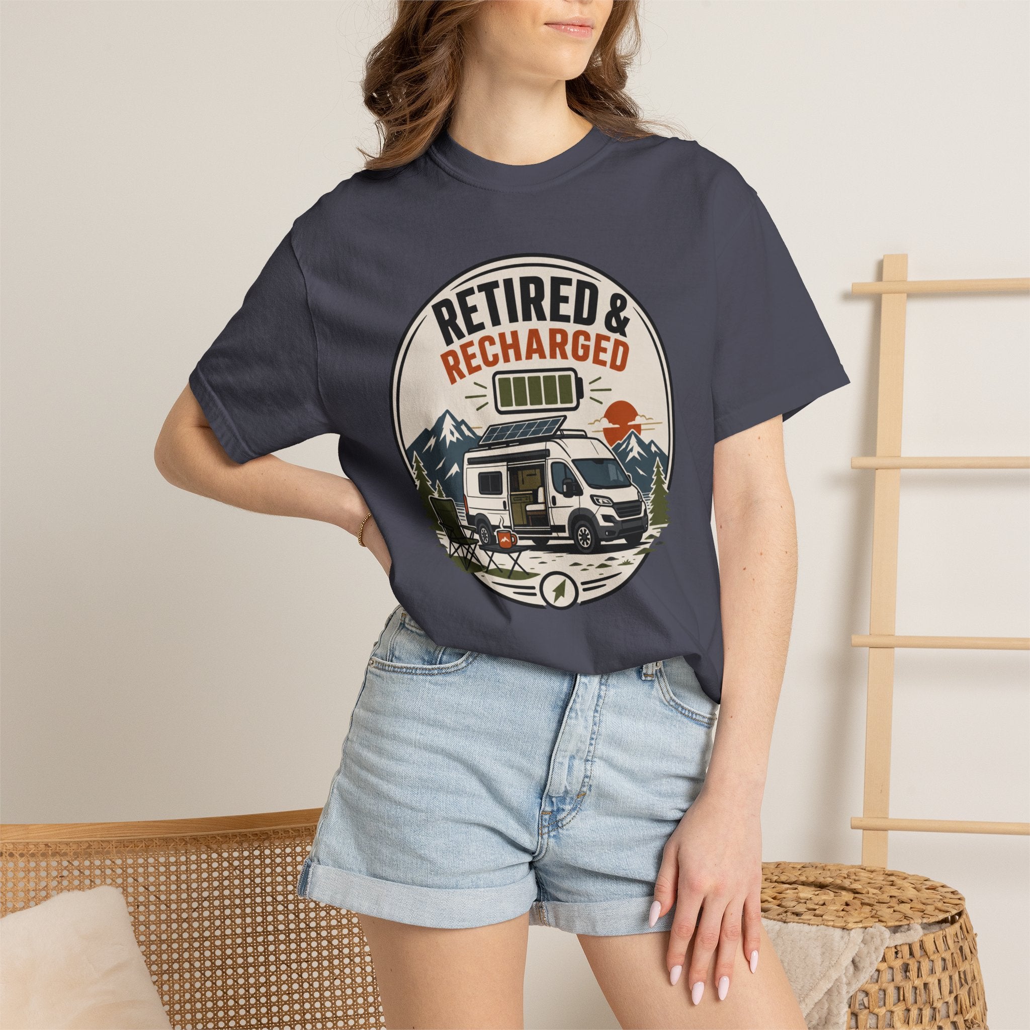 Retired And Recharged - T-Shirt