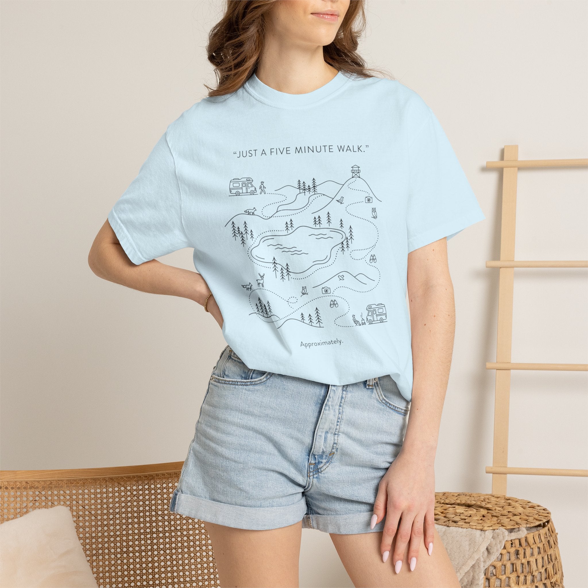 Just Five Minute Walk Approximately - T-Shirt