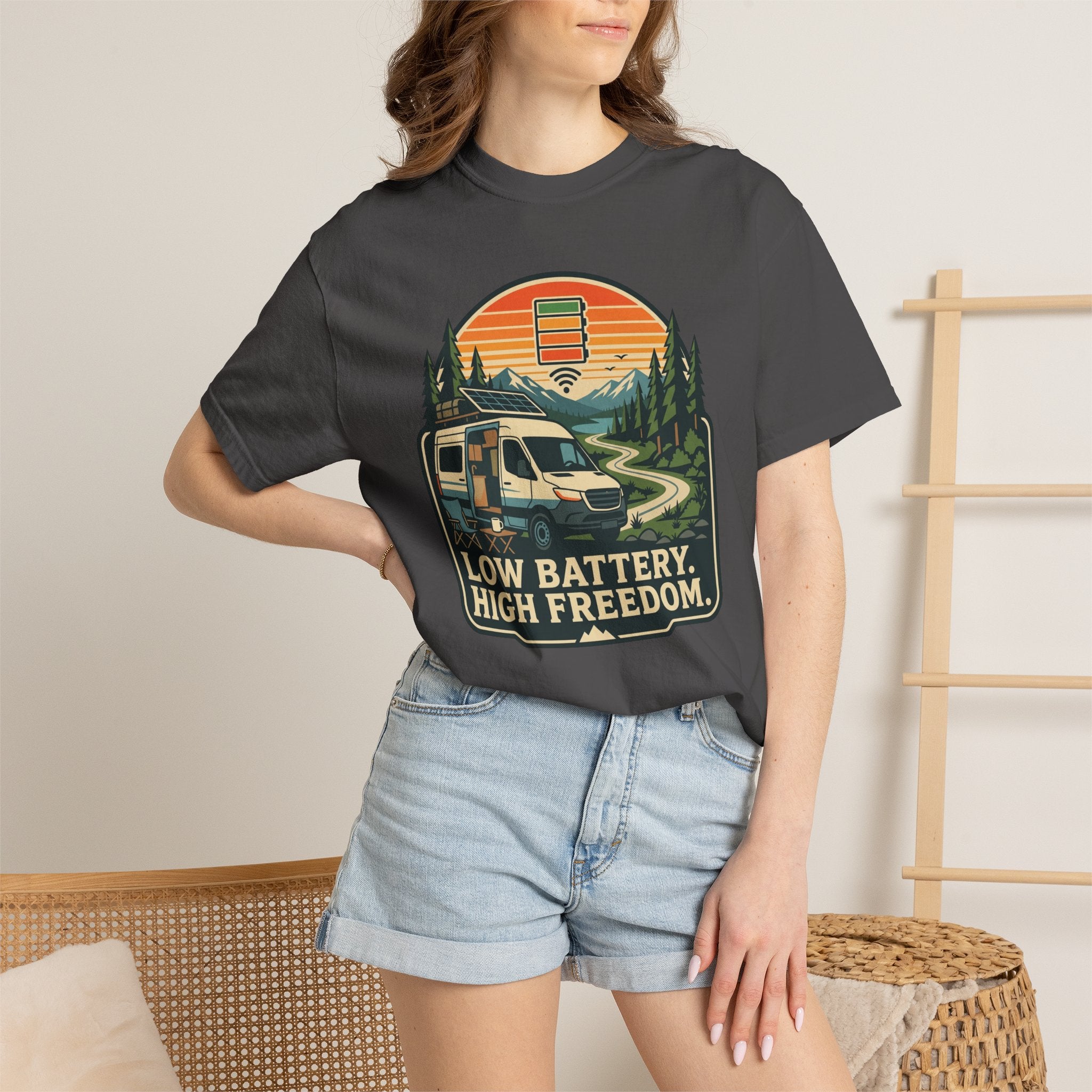 Low Battery High Freedom - T-Shirt