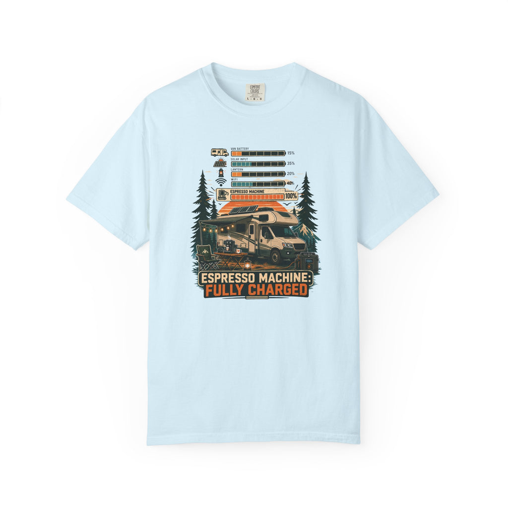 Espresso Machine Fully Charged - T-Shirt