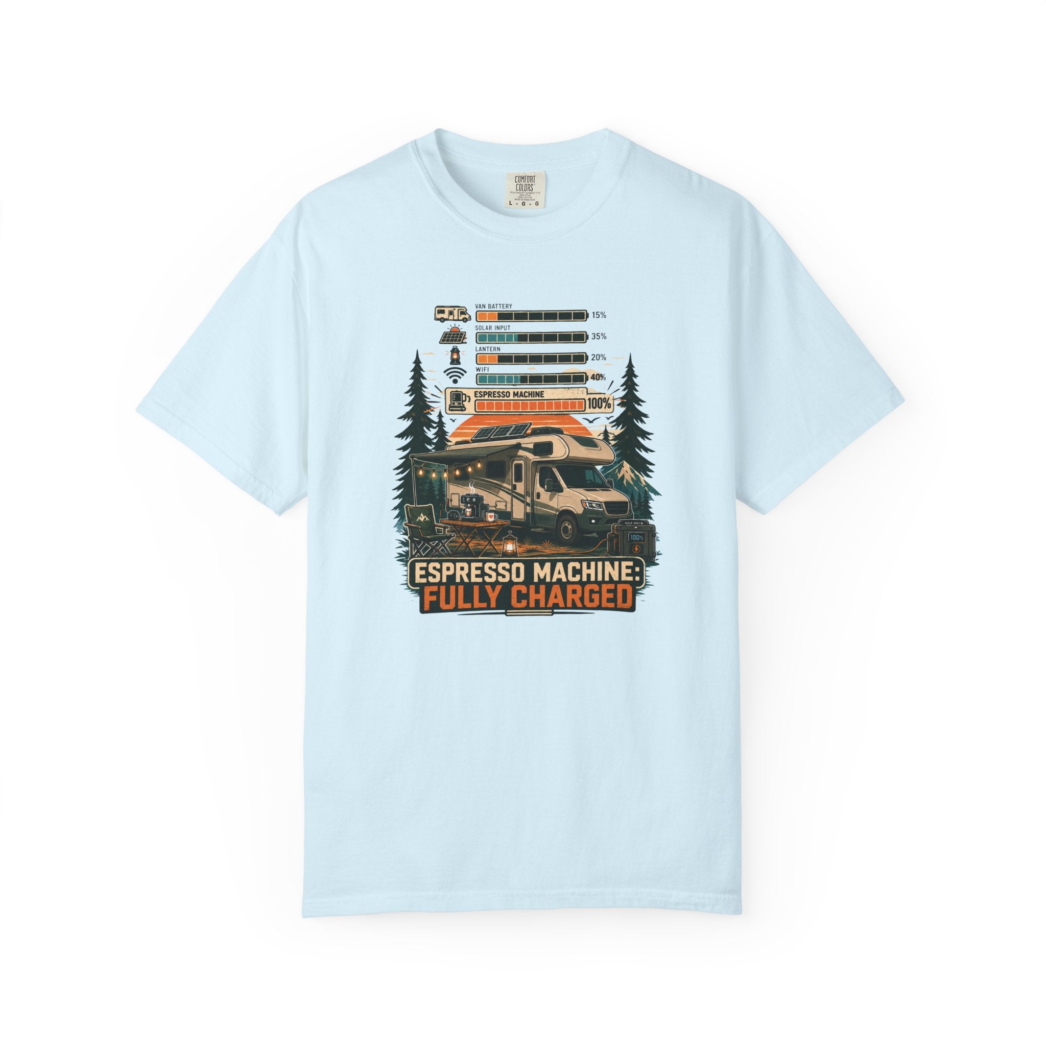 Espresso Machine Fully Charged - T-Shirt